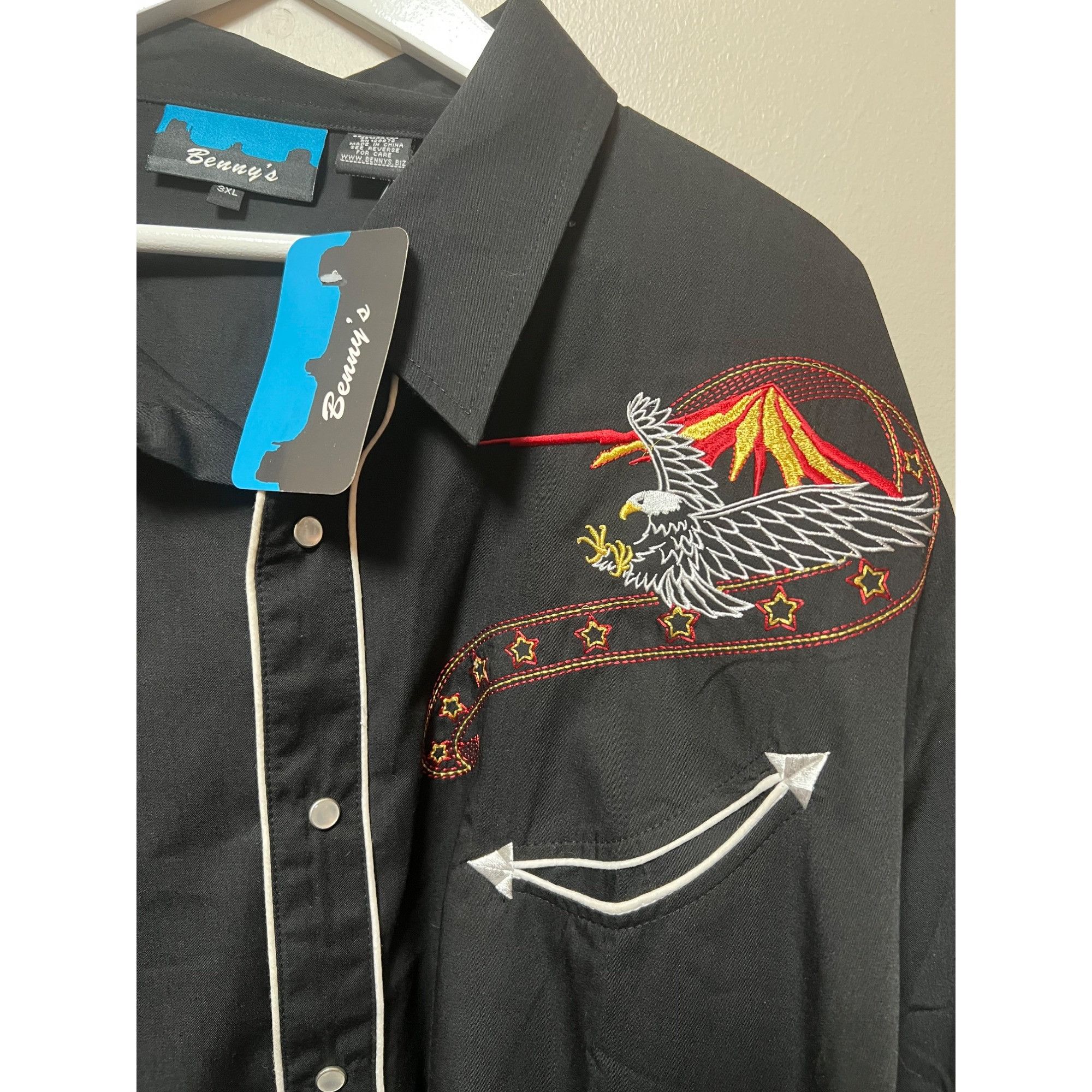 Other Benny’s Embroidered Pearl Snap Western Up Shirt NWT - Size 3 Size US XXL / EU 58 / 5 - 3 Thumbnail