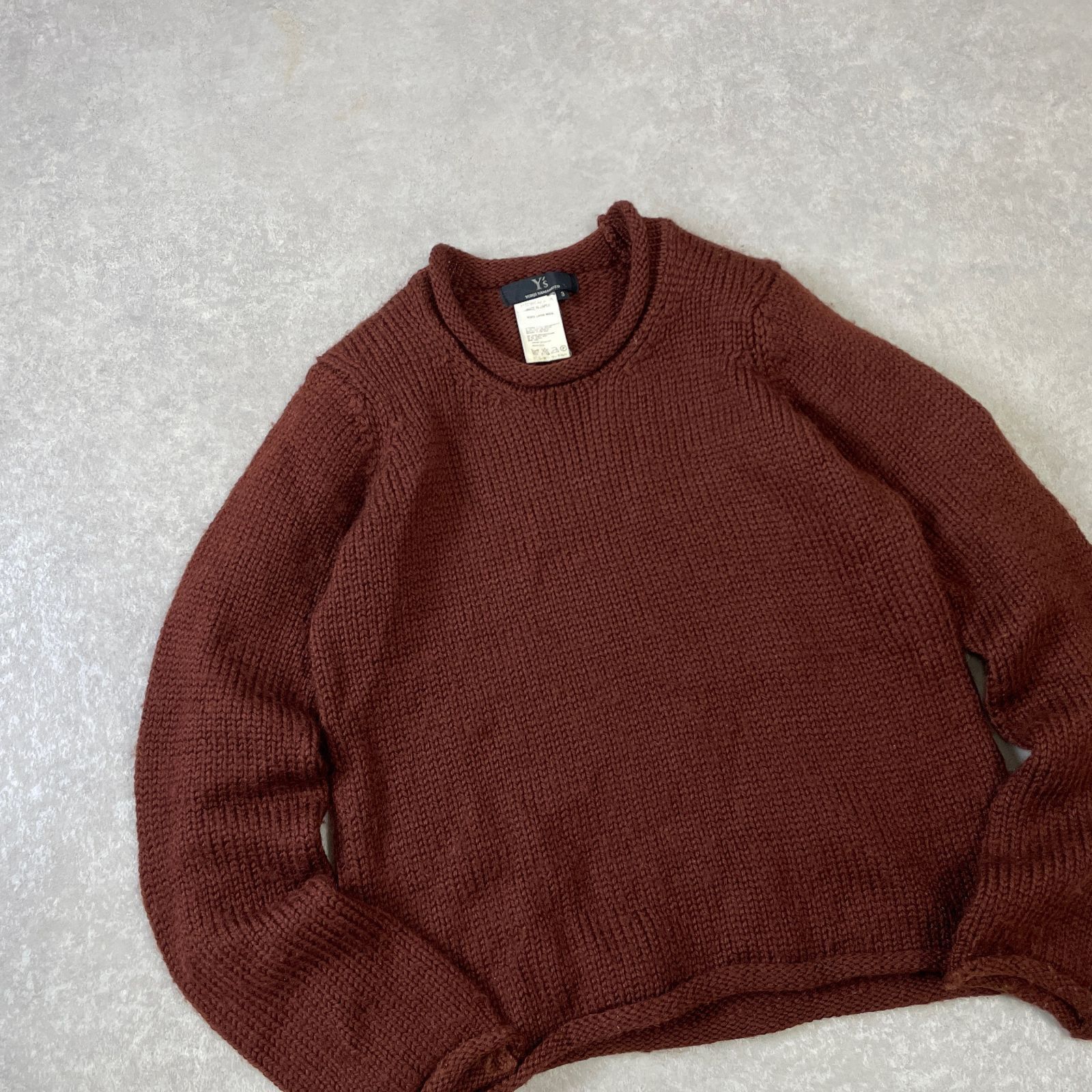 Yohji Yamamoto Y's YOHJI YAMAMOTO roll neck low gauge wool knit Size US L / EU 52-54 / 3 - 2 Thumbnail