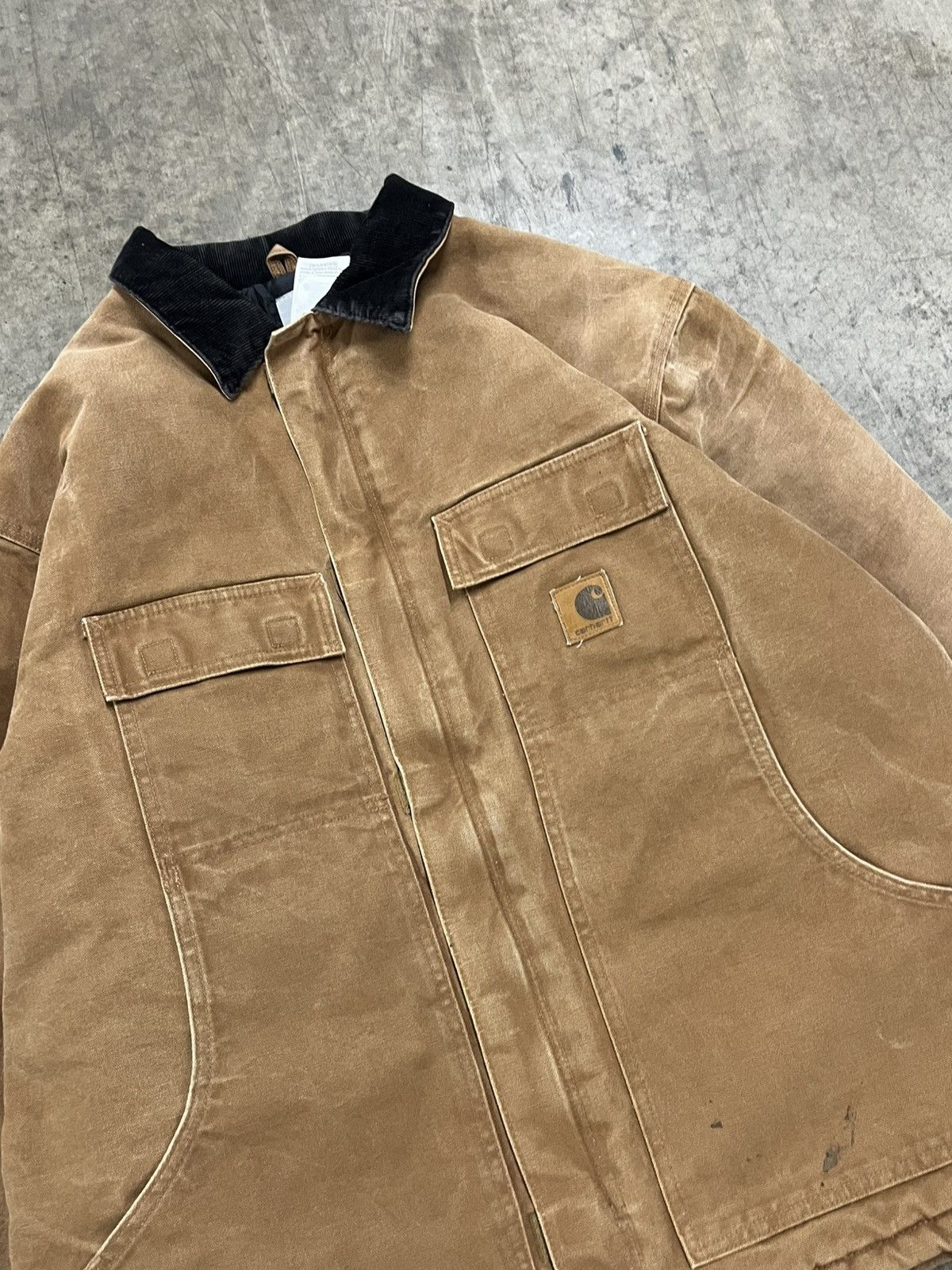 Carhartt × Vintage Carhartt c26 Brn vintage canvas jacket workwear hype rare Size US XXL / EU 58 / 5 - 4 Thumbnail