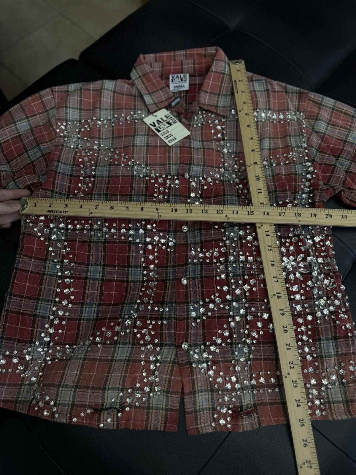 Vale Vale Forever Valley Full Crystal Stone Flannel Size Small Size US S / EU 44-46 / 1 - 5 Thumbnail