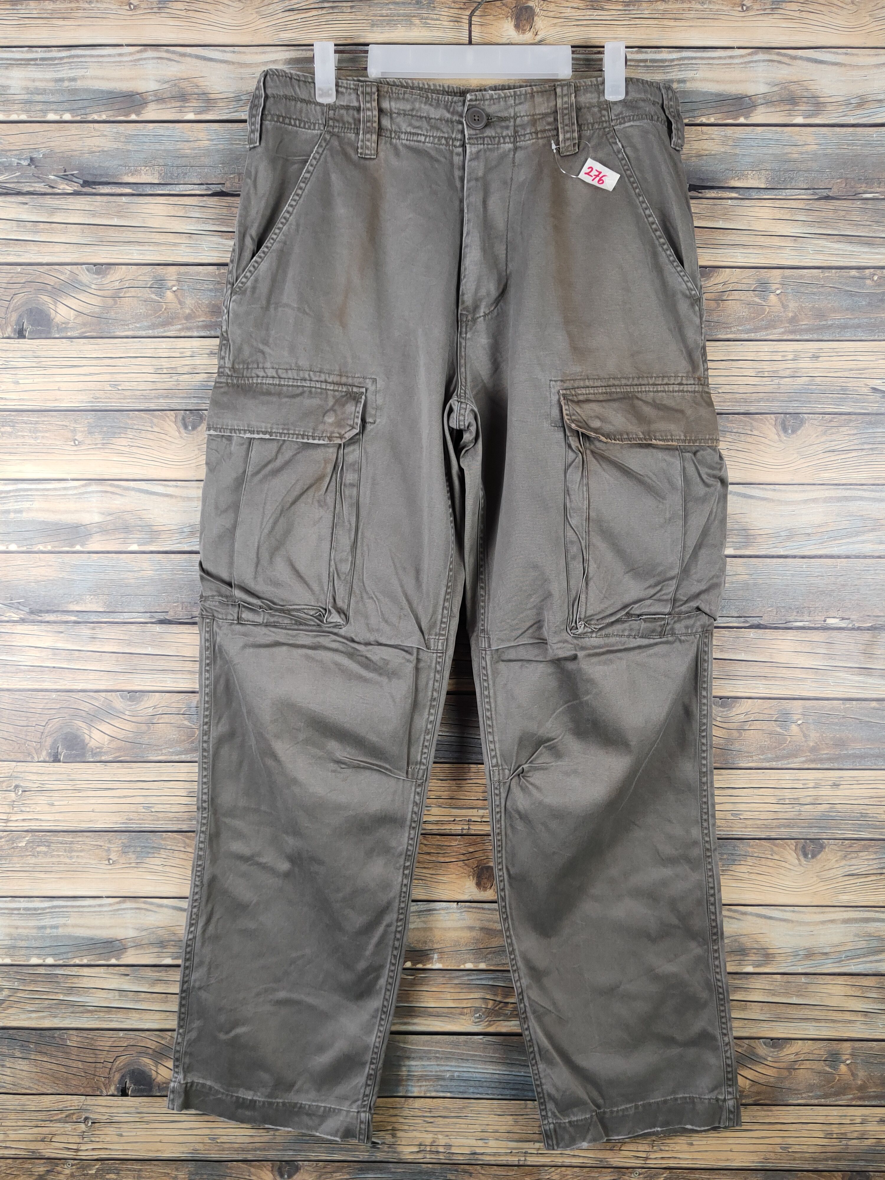 DL Real Crush Clothing Olive Multipocket Cargo Pants #276