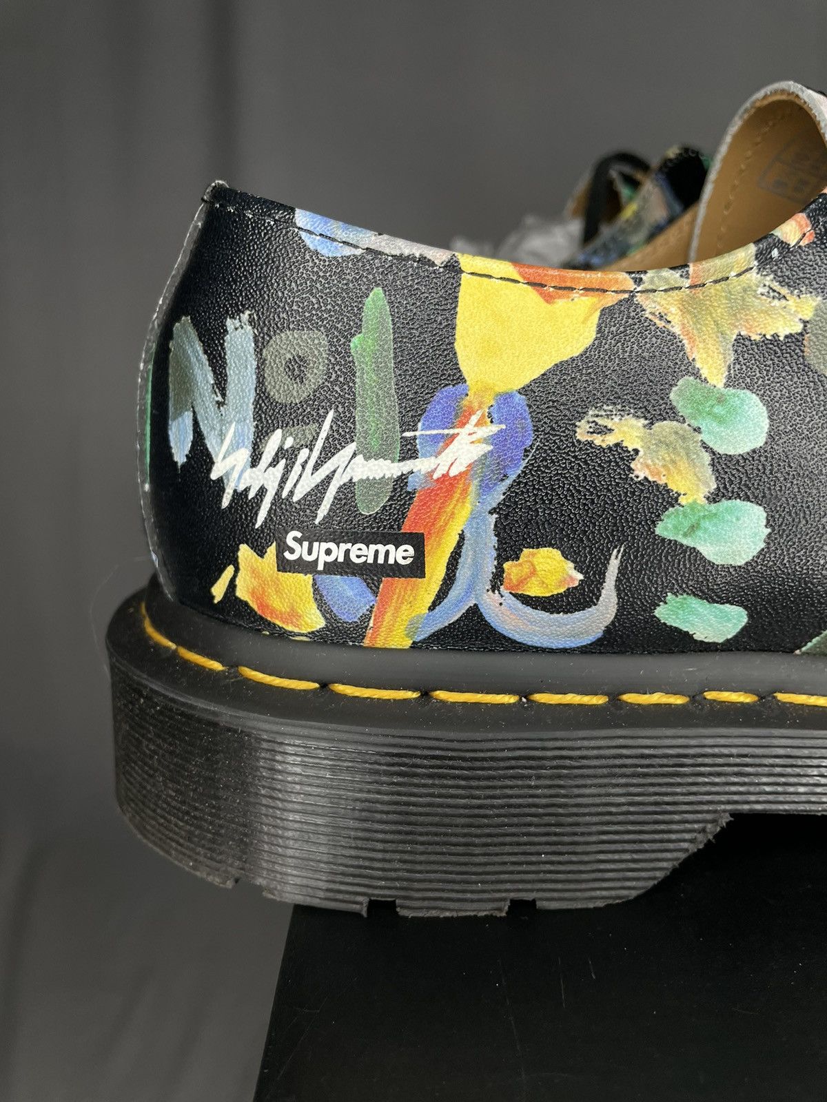 Dr. Martens × Supreme × Yohji Yamamoto Supreme x Yohji Yamamoto 1461 3-Eye Derby Size US 10.5 / EU 43-44 - 4 Thumbnail