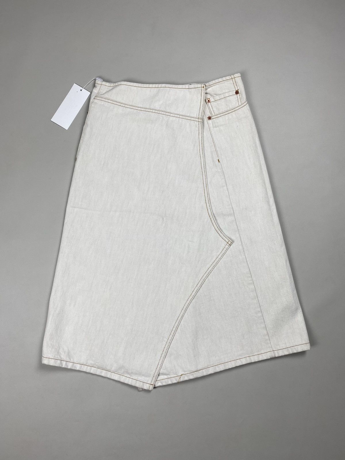 BNWT! Maison Margiela ladies denim wrap midi skirt size 38