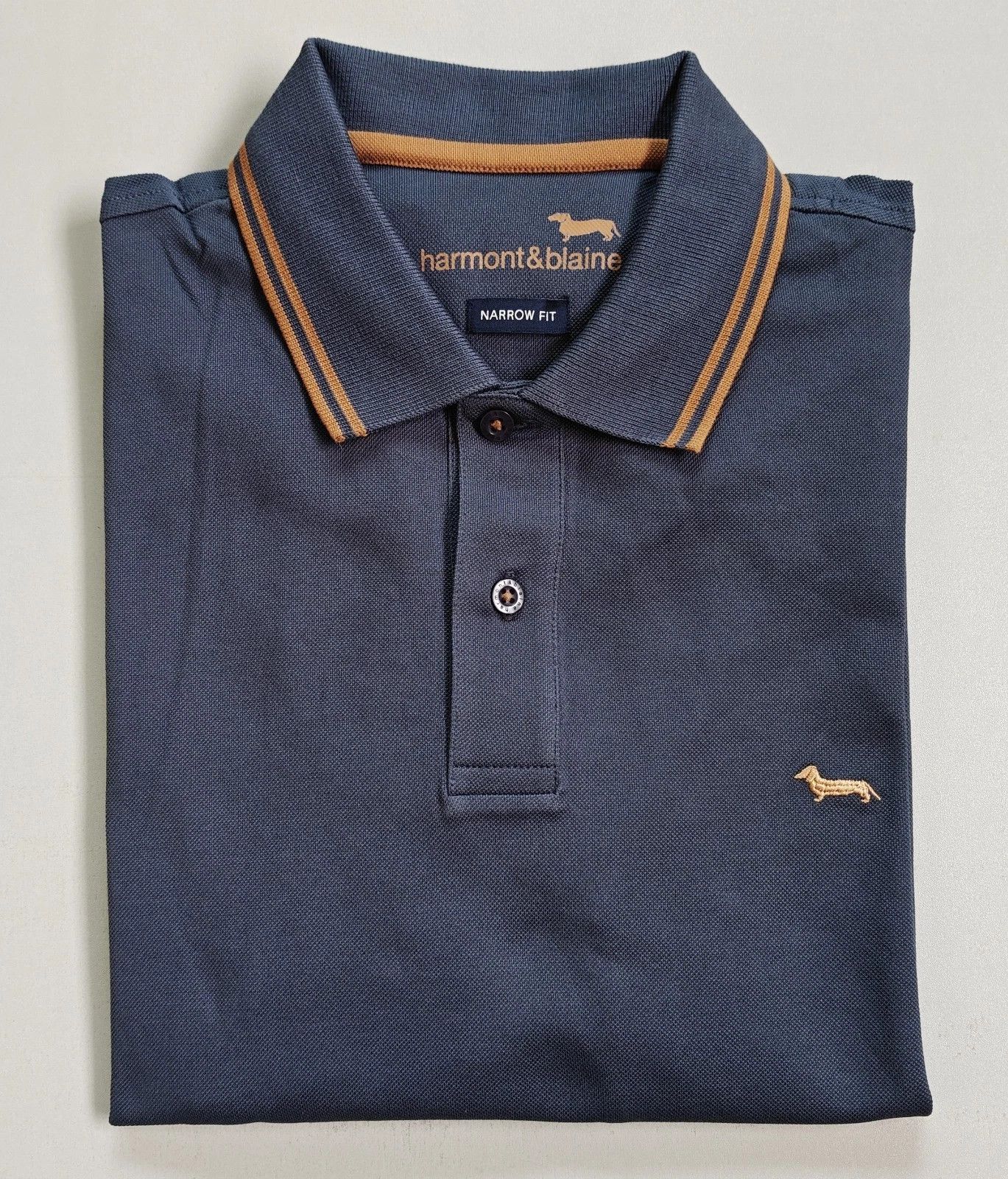 Harmont & Blaine Harmont & Blaine Longsleeves Polo Shirt ASM/2139 Size US XS / EU 42 / 0 - 1 Thumbnail