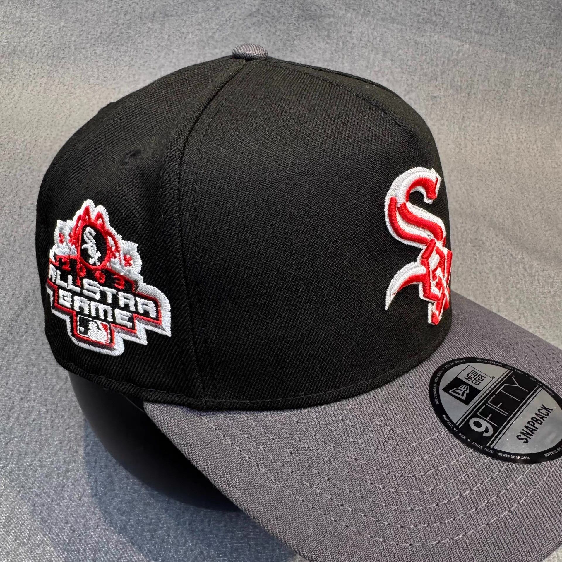New Era New Era Baseball Cap Flat Brim Hat Q5 Size ONE SIZE - 5 Thumbnail
