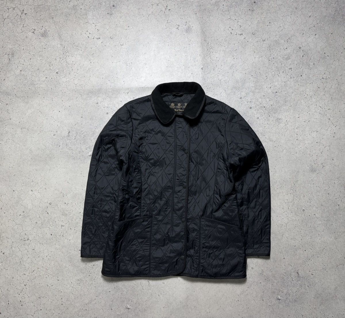 Barbour Barbour Women’s Polarquilt Quilted Jacket Black Size UK 14 Size L / US 10 / IT 46 - 2 Thumbnail