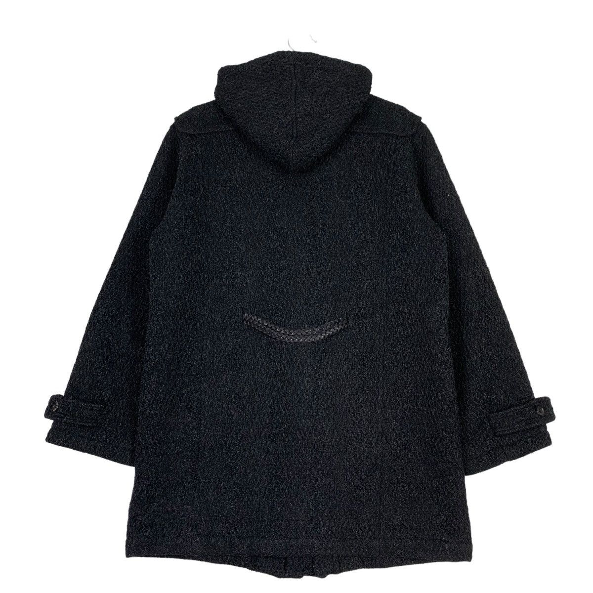 Japanese Brand LES VIS a BOIS Hooded Duffle Coat Wool Overcoat #0378-C17 Size US M / EU 48-50 / 2 - 7 Thumbnail