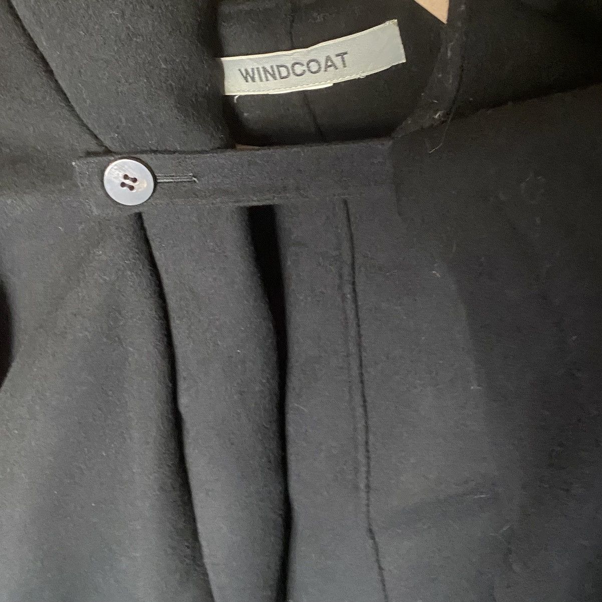 Issey Miyake Vintage Issey Miyake Asymmetric Oversized Wool Wind cot Size US M / EU 48-50 / 2 - 11 Thumbnail