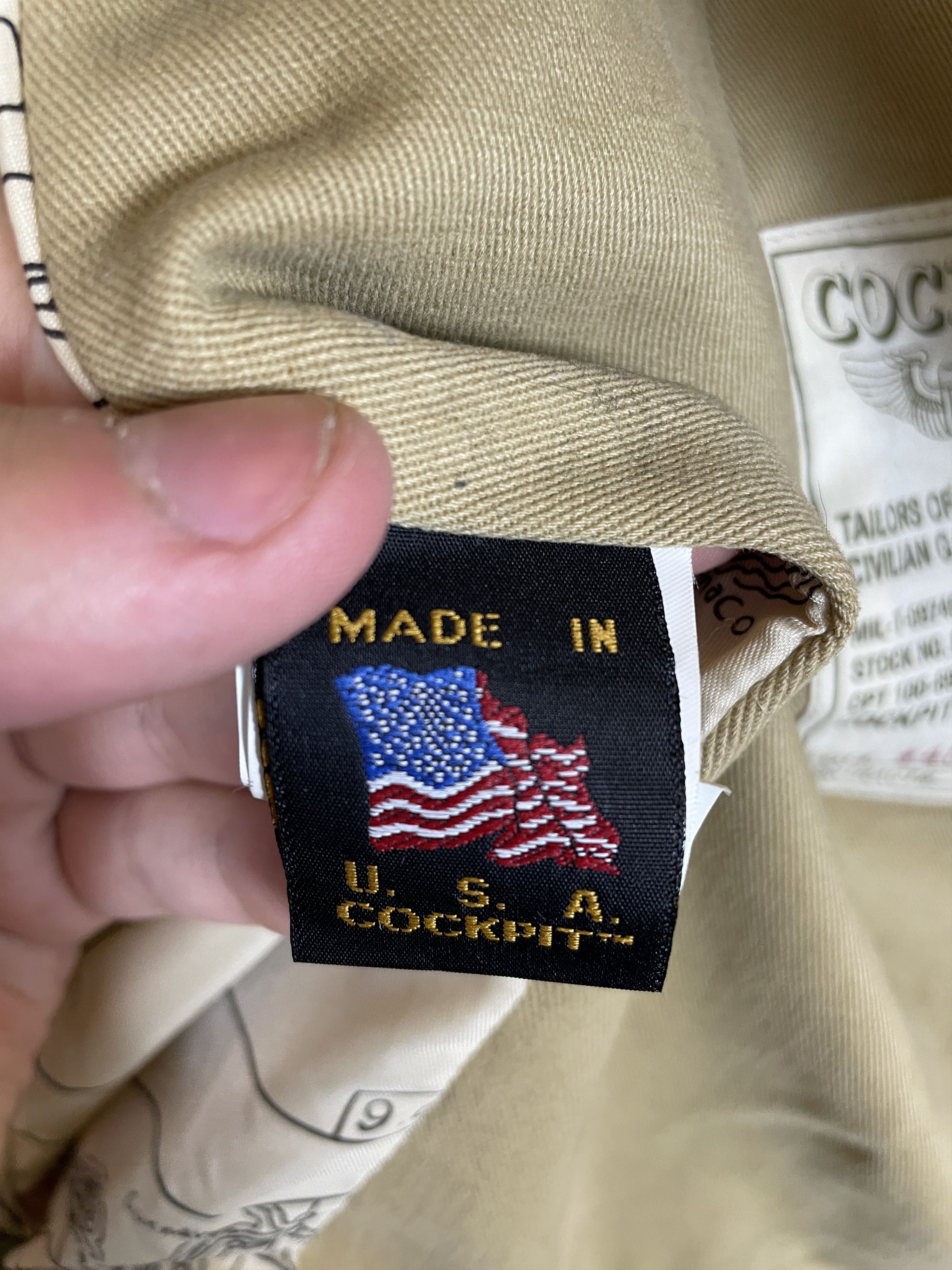 Cockpit USA Cockpit USA Military Uniform Style Wool Jacket Size US M / EU 48-50 / 2 - 5 Thumbnail