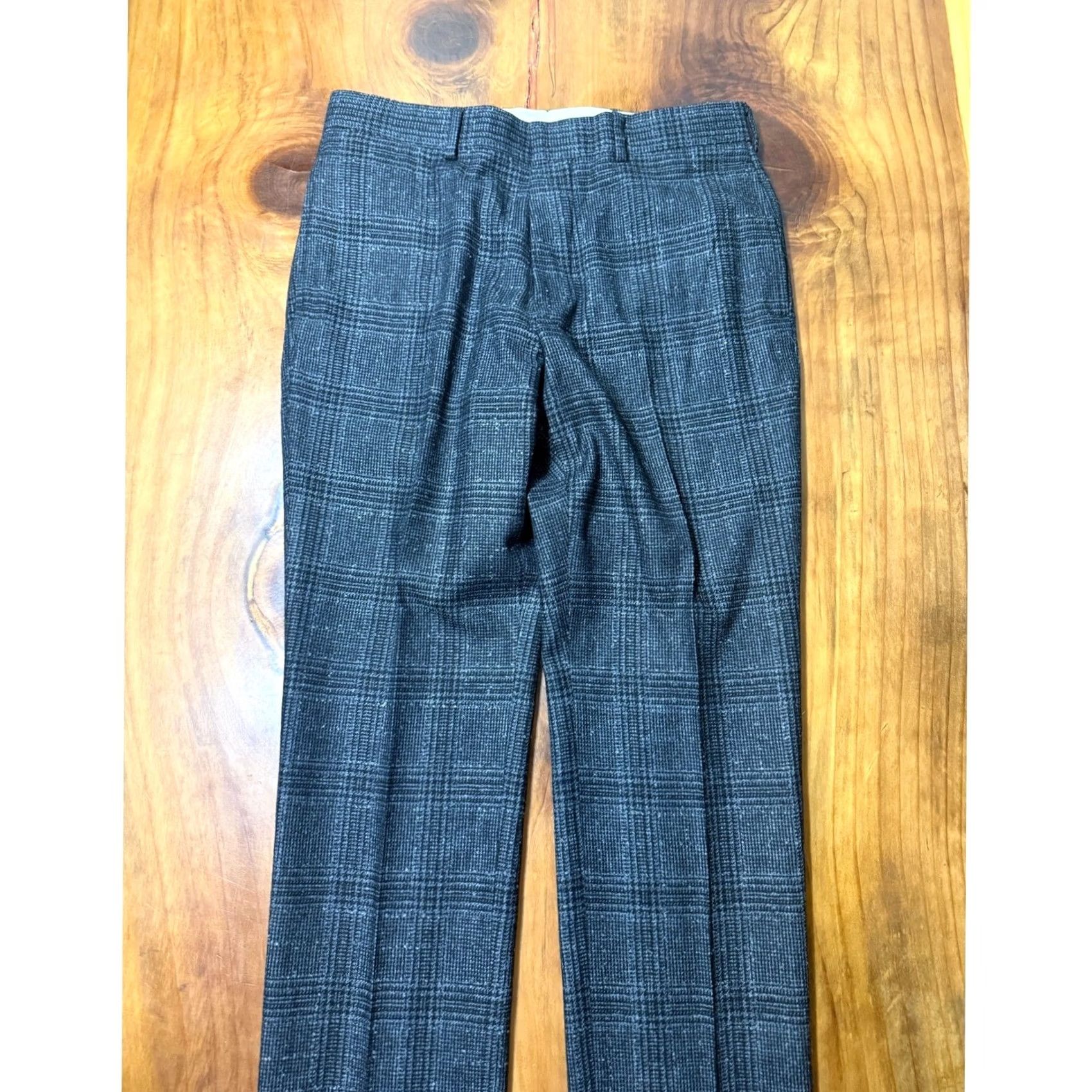 Brooks Brothers Brooks Brothers Red Fleece Dress Pants Men 32 Regular Inseam 30 Gray Wool Plaid Straight ZZ1 Size US 32 / EU 48 - 2 Thumbnail