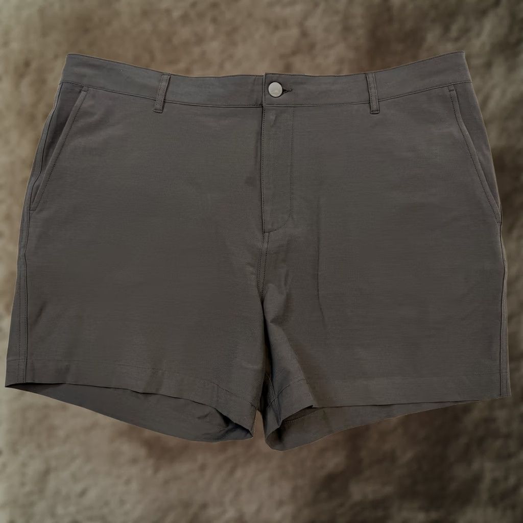 Faherty Faherty Mens Shorts Chino 40 Gray 5 Inseam Quick Dry Stretch Casual Logo Pockets Size US 40 / EU 56 - 1 Thumbnail