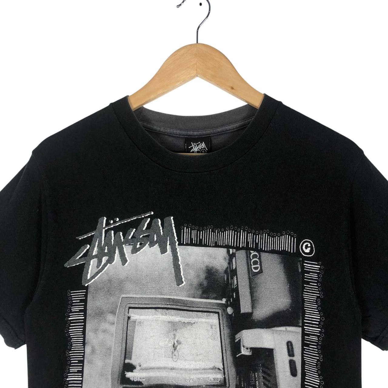 Stussy × Vintage Vintage Stussy "Old School Mash Respect" shirt Size US S / EU 44-46 / 1 - 2 Thumbnail