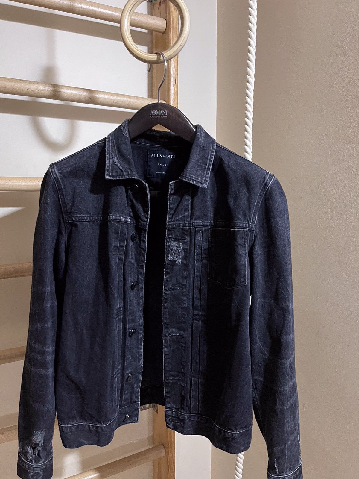 Allsaints ALLSAINTS DENIM JACKET Size US L / EU 52-54 / 3 - 1 Thumbnail