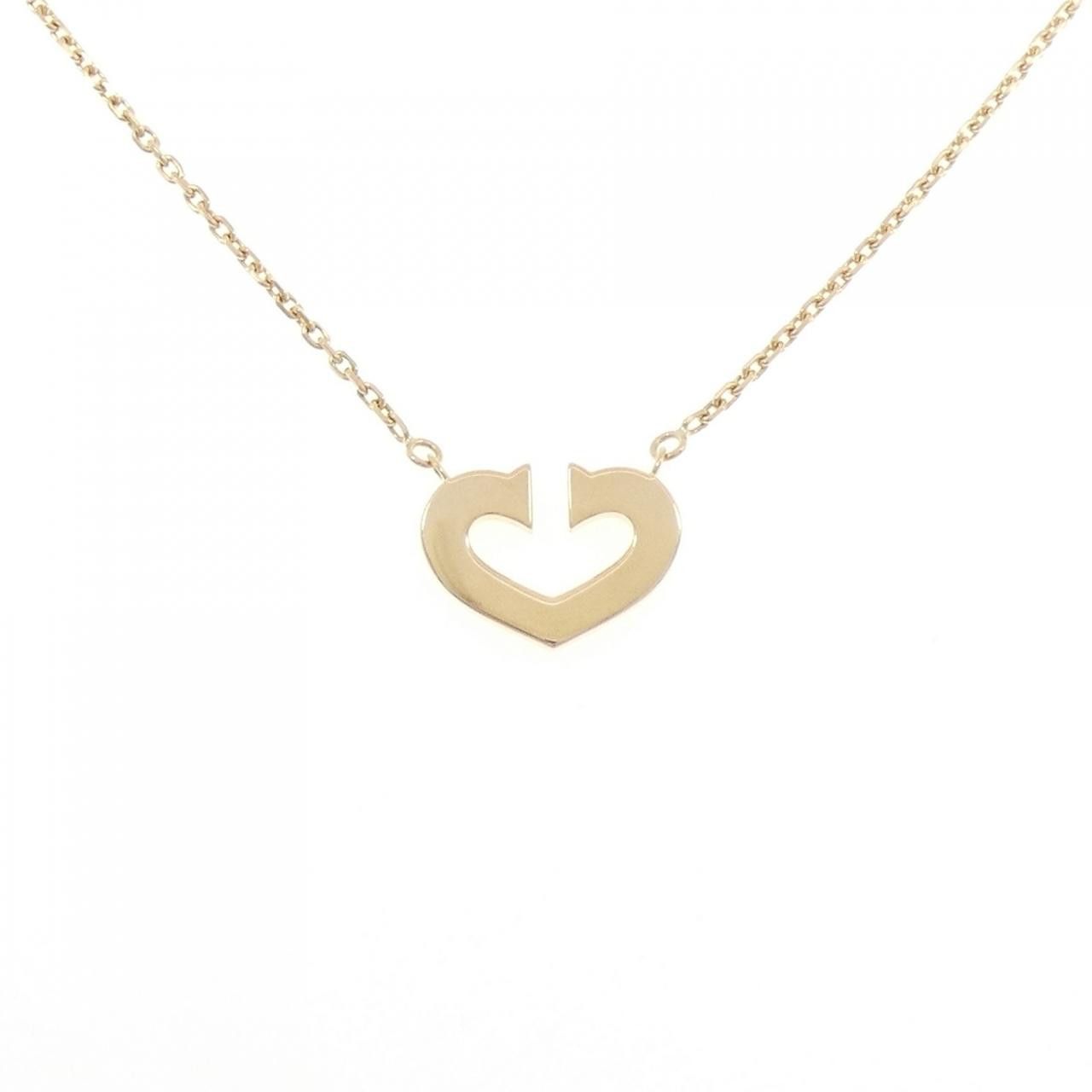 Cartier Cartier Cartier C Heart 750 Yellow Gold Necklace Precious Metal Necklace B7008000 DUTY FREE for USA Size ONE SIZE - 1 Thumbnail