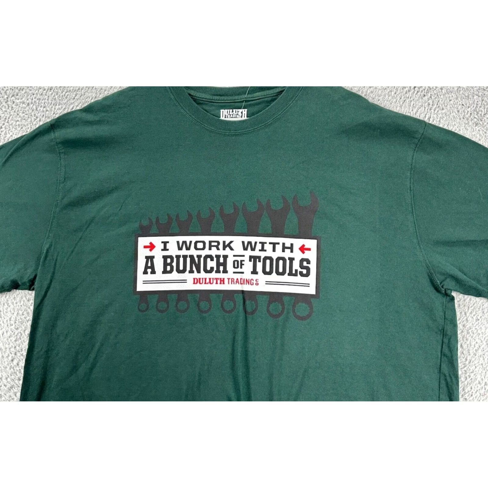 Duluth Trading Company Duluth Trading Co Shirt Adult Large Green Graphic Print T-Shirt Cotton Mens NEW Size US L / EU 52-54 / 3 - 2 Thumbnail