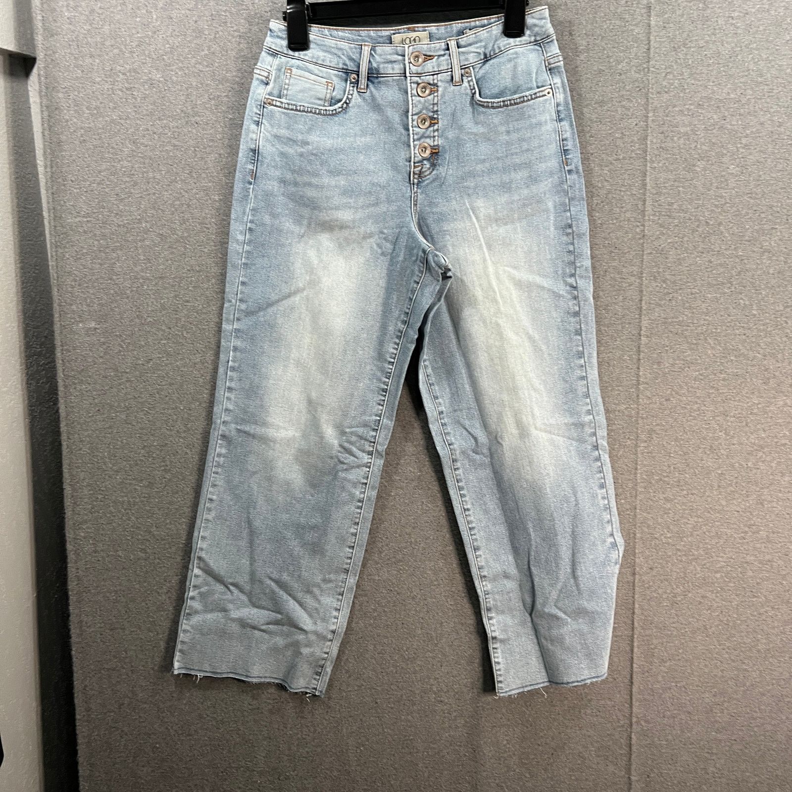 Other LOGO by Lori Goldstein Tall Wide Leg Jeans with Button Fly Size 27" / US 4 / IT 40 - 7 Thumbnail