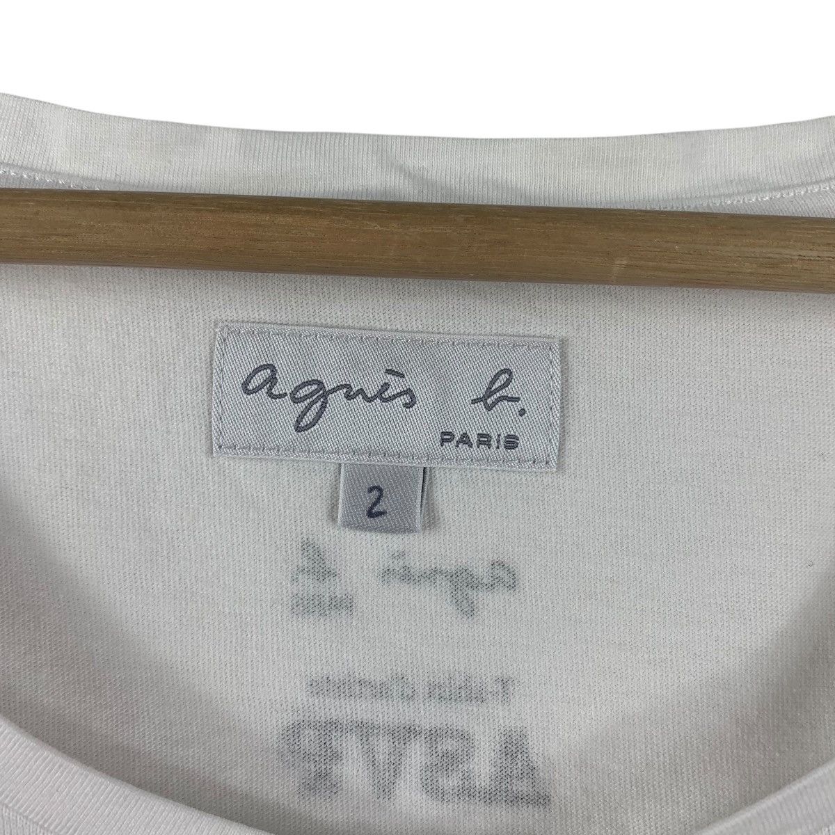 Designer × agnes b. AGNES B tshirt d artiste asvp art printed women tee Size S / US 4 / IT 40 - 3 Thumbnail