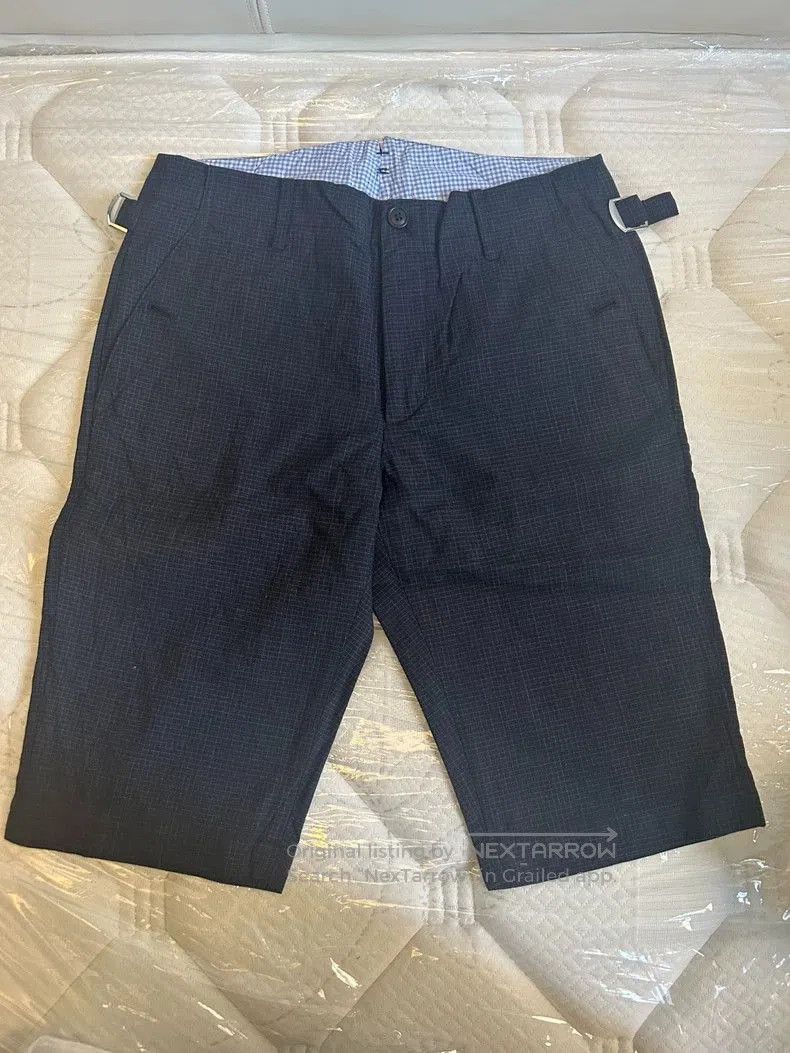 Junya Watanabe Junya Watanabe Man Checked Blue Shorts Size US 26 / EU 42 - 1 Thumbnail