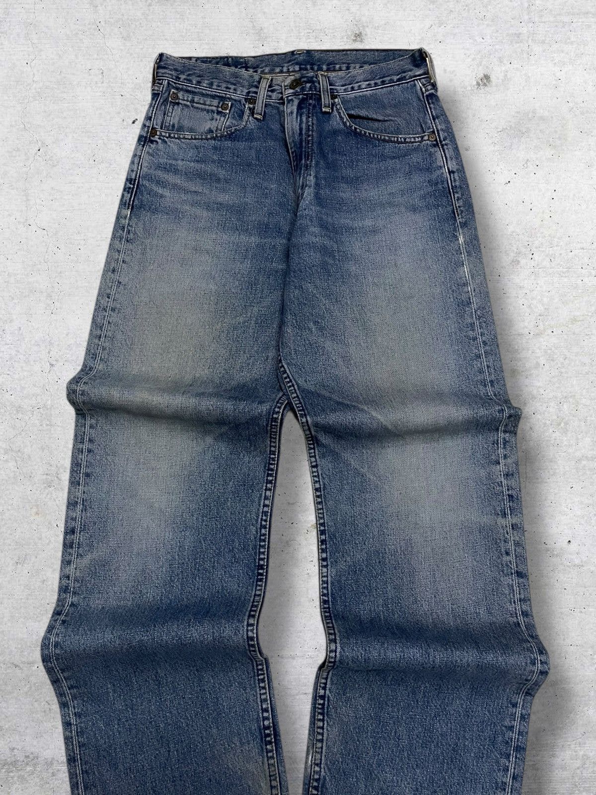 Levi's Vintage Clothing VINTAGE 504 LEVIS USA DESIGNER 90S BLUE WASHED OG DENIM Size US 29 - 4 Thumbnail