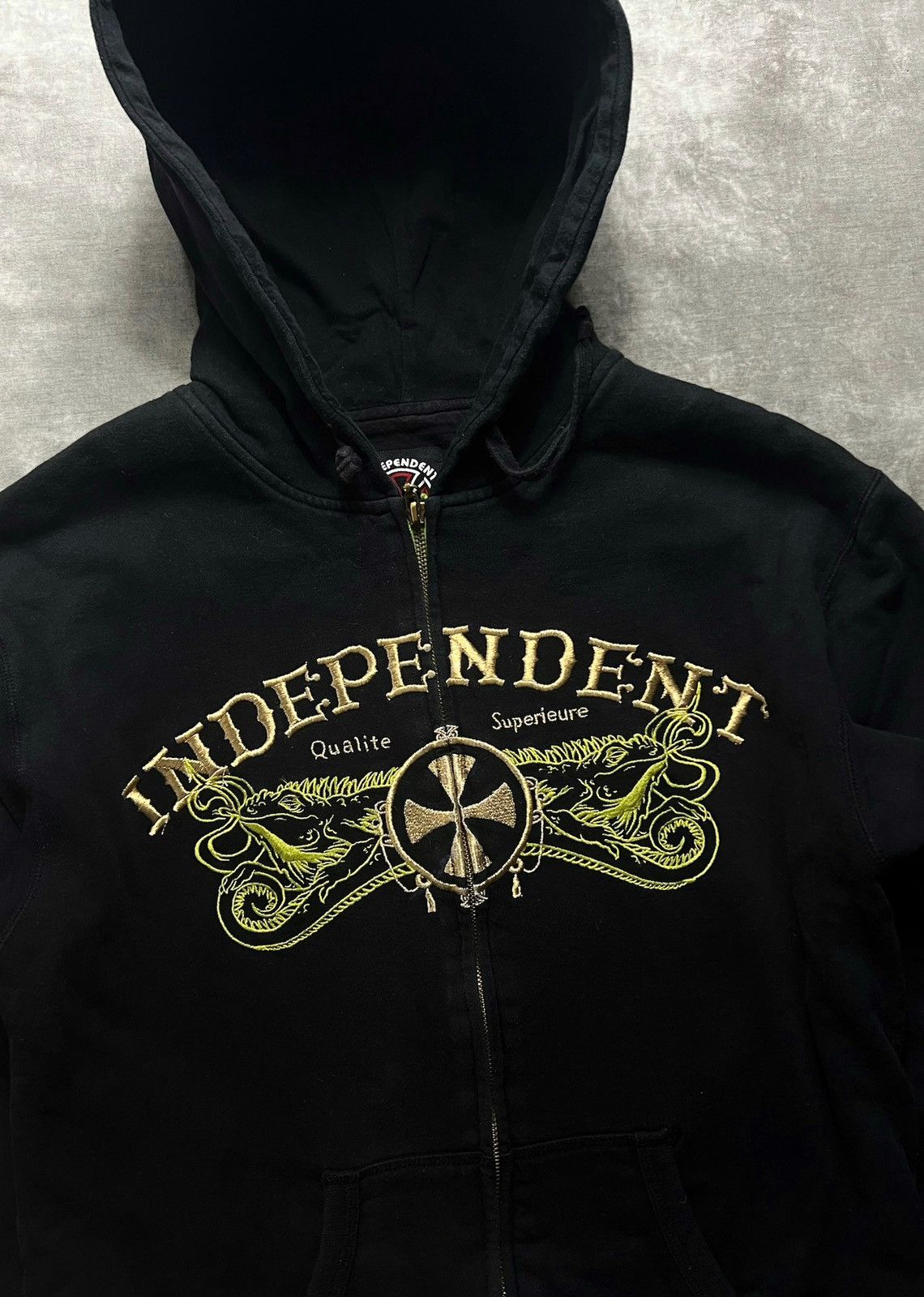 Independent Truck Co. Independent Trucks full zip hoodie big logo – streetwear rap Size US M / EU 48-50 / 2 - 3 Thumbnail