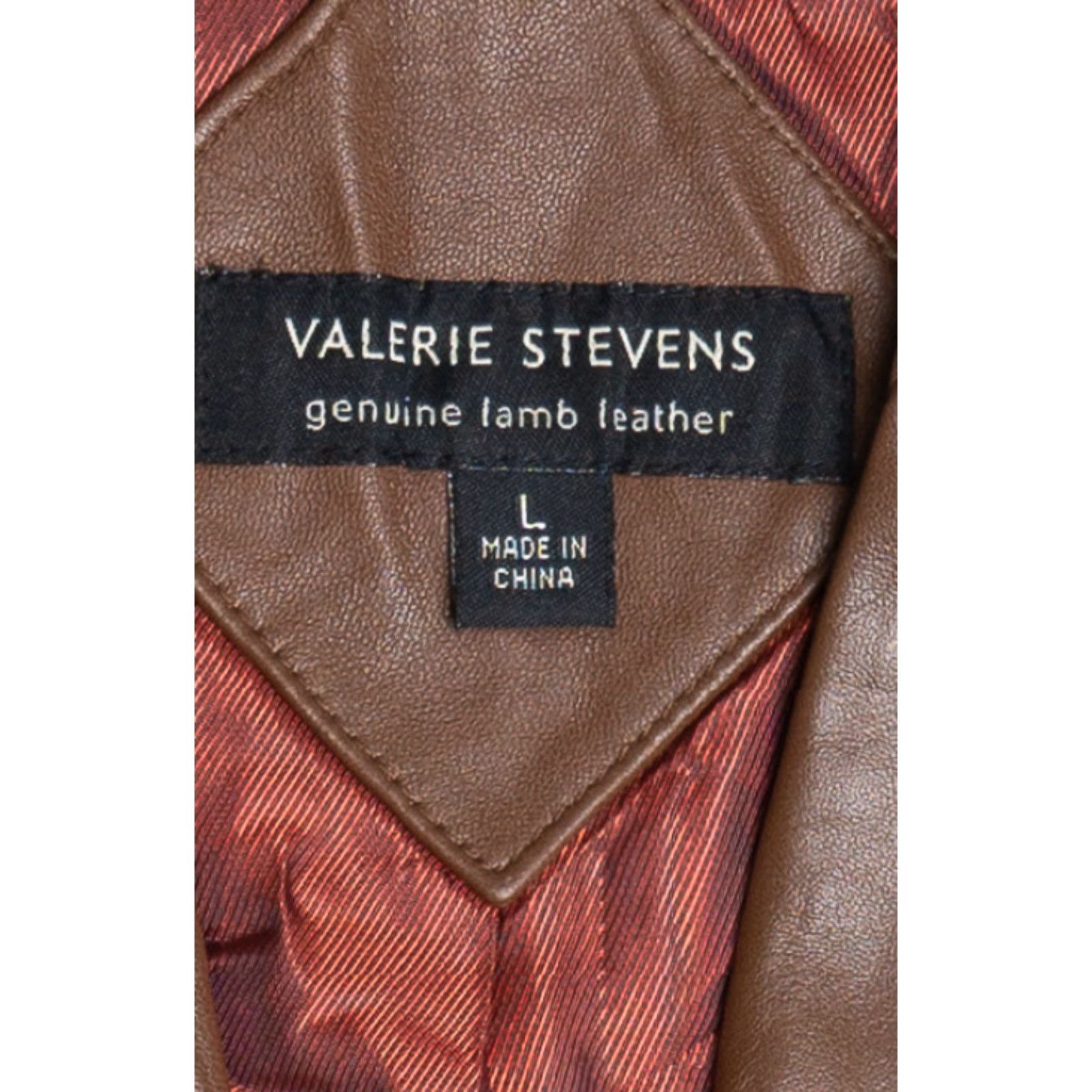 Vintage Vintage Valerie Stevens Genuine Lamb Leather Large Brown Jacket User: Vintage Valerie Stevens Genuine Lamb Leather Large Brown Jacket Size US L / EU 52-54 / 3 - 4 Thumbnail
