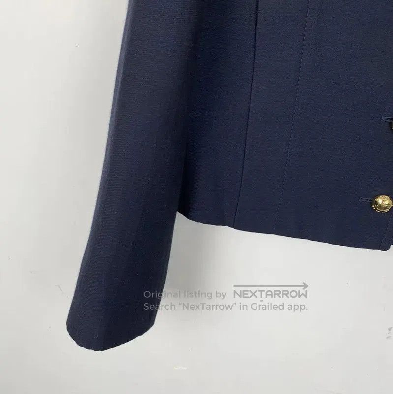 Dior Dior Navy Silk Women's Jacket . Size M / US 6-8 / IT 42-44 - 4 Thumbnail