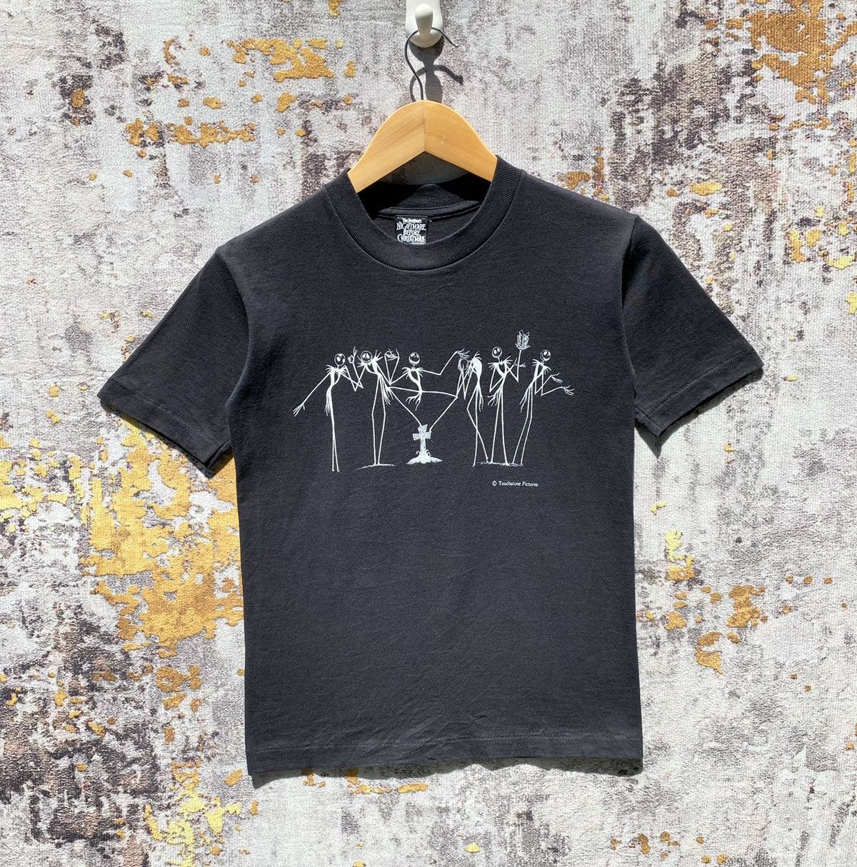Disney × Vintage Vintage 90s the burton's The nightmare Before Christmas Tee Size US S / EU 44-46 / 1 - 1 Thumbnail