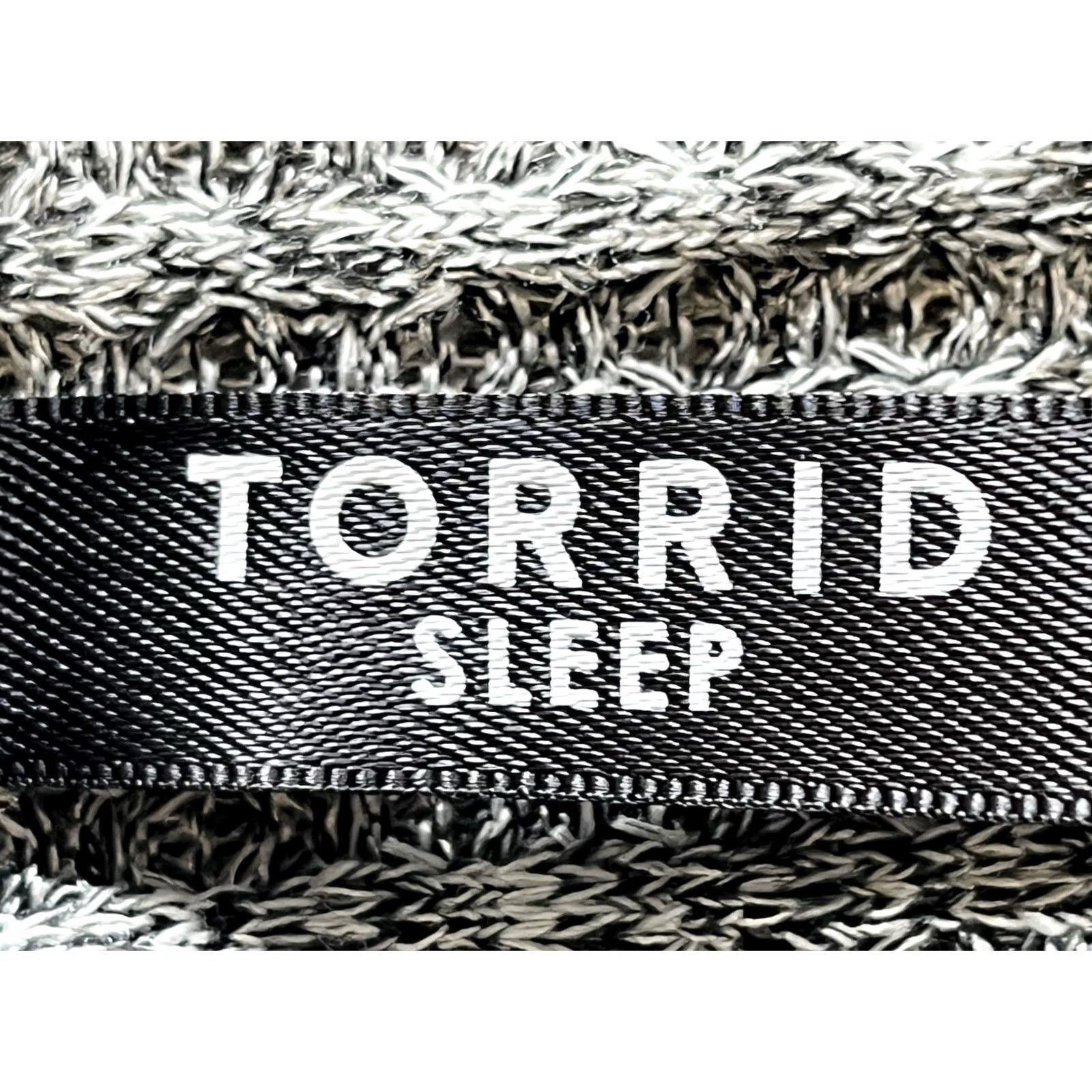 Torrid Torrid Sweater Pullover Knit Gray Plus Size 0 Women Sleep Capable? Size XS / US 0-2 / IT 36-38 - 6 Thumbnail