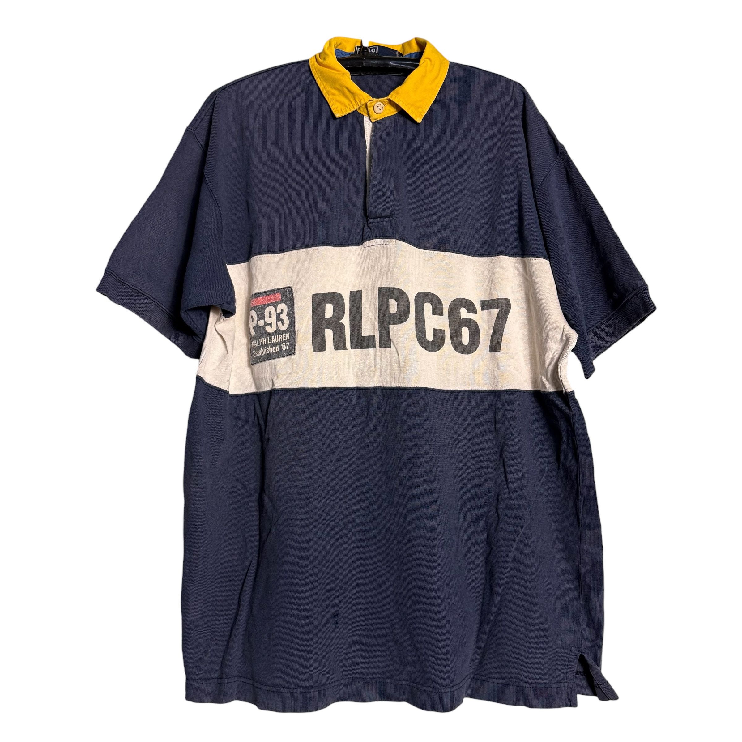Polo Ralph Lauren 🔥RARE🔥Vintage Polo Ralph Lauren RLPC67 P-93 Stadium Polo Size US M / EU 48-50 / 2 - 1 Thumbnail