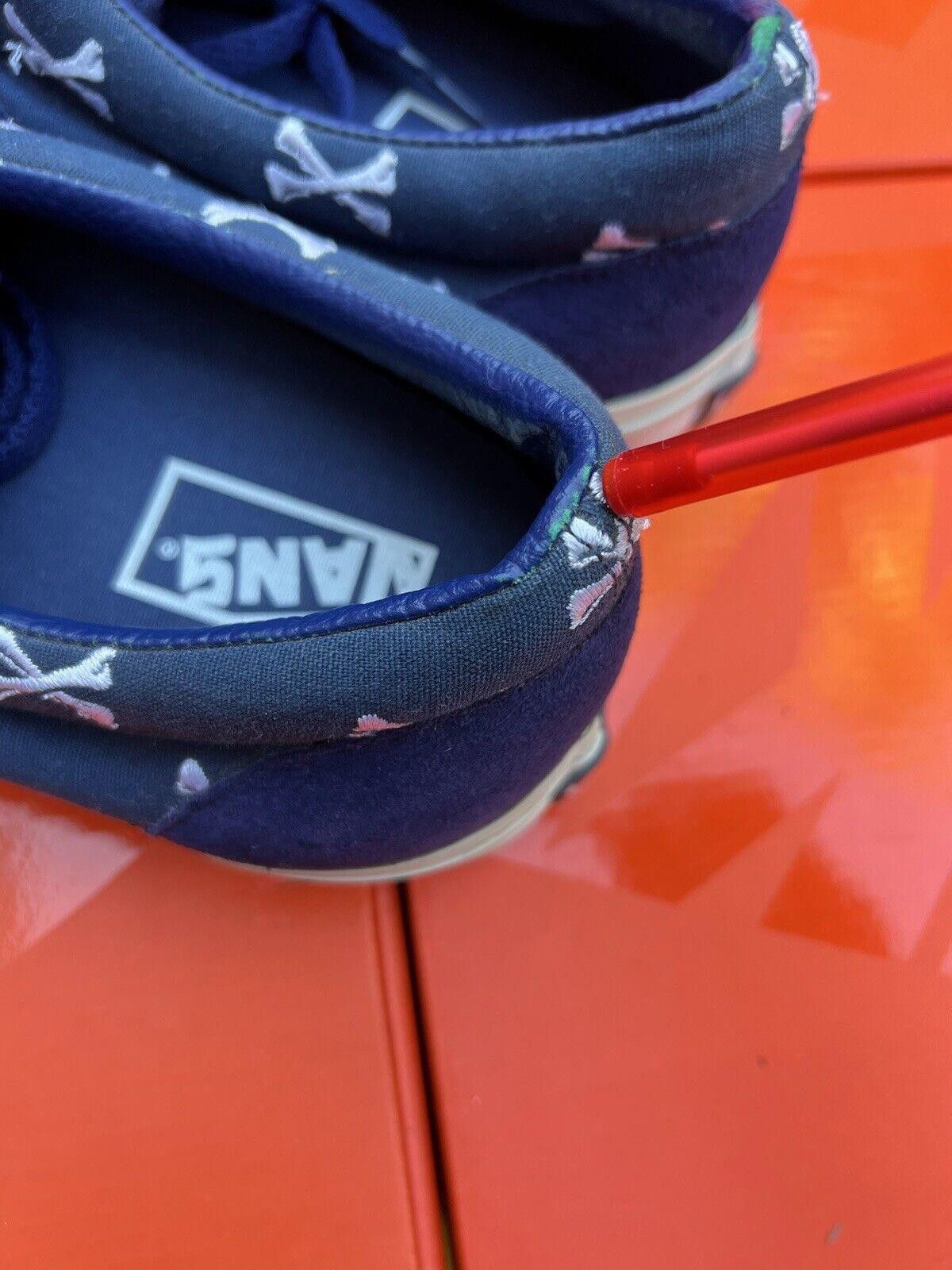 Vans 2007 VANS ERA S SYNDICATE WTAPS CROSS BONES NAVY BLUE 12 Size US 12 / EU 45 - 4 Thumbnail