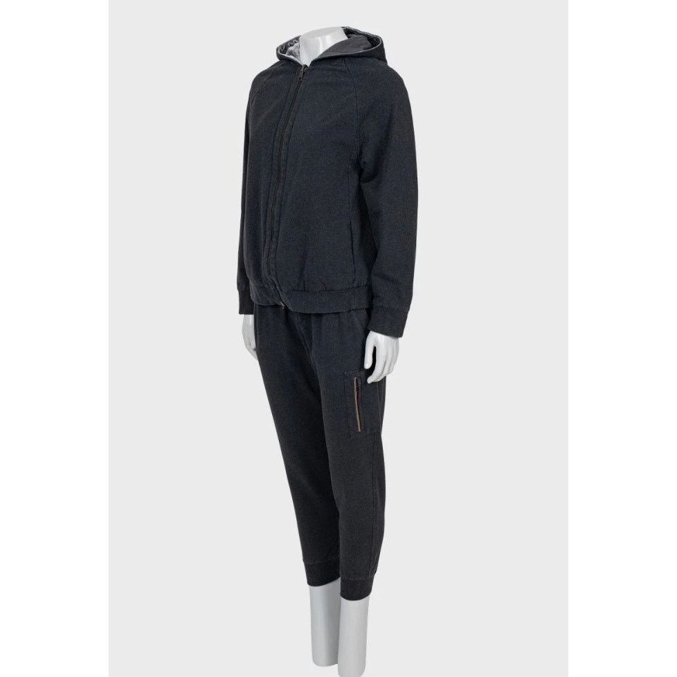 Brunello Cucinelli Brunello Cucinelli Reversible Cotton Tracksuit - Size S Size S / US 4 / IT 40 - 2 Thumbnail