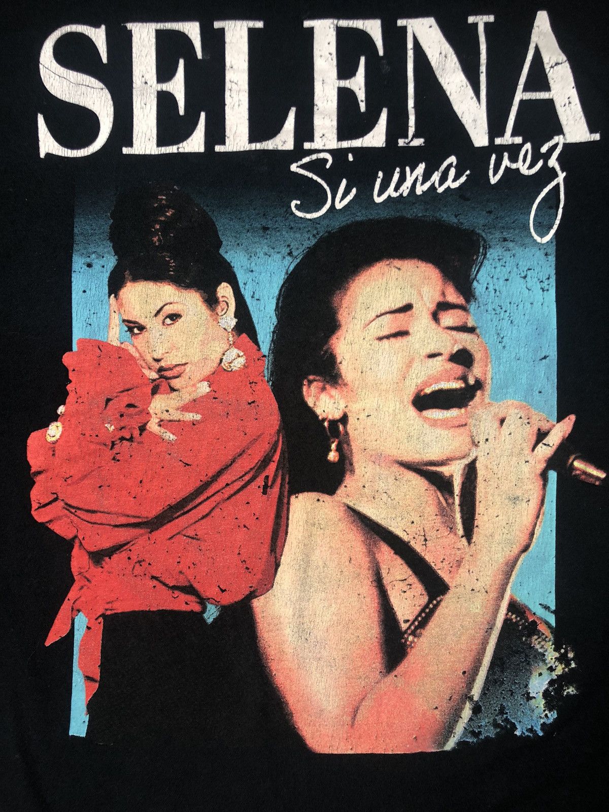 Band Tees Fullprinted Solo Singer Selena La Reyna Photo Tshirt Size US XXL / EU 58 / 5 - 2 Thumbnail