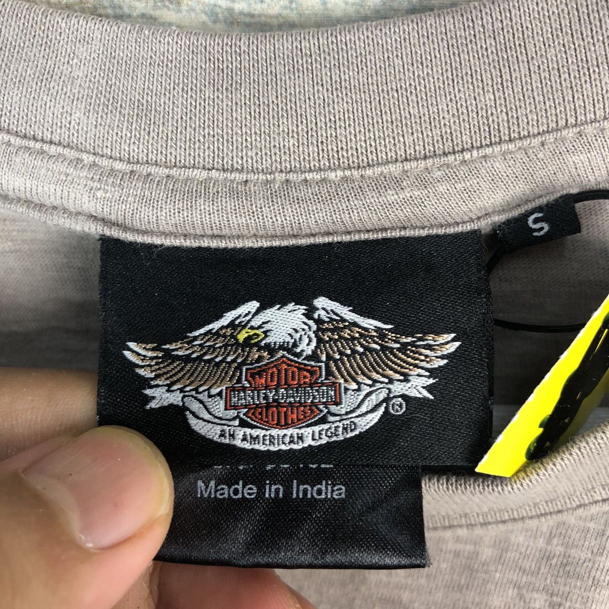 Harley Davidson Harley Davidson Grey Long Slevee T-Shirt #A2599 Size US S / EU 44-46 / 1 - 9 Thumbnail