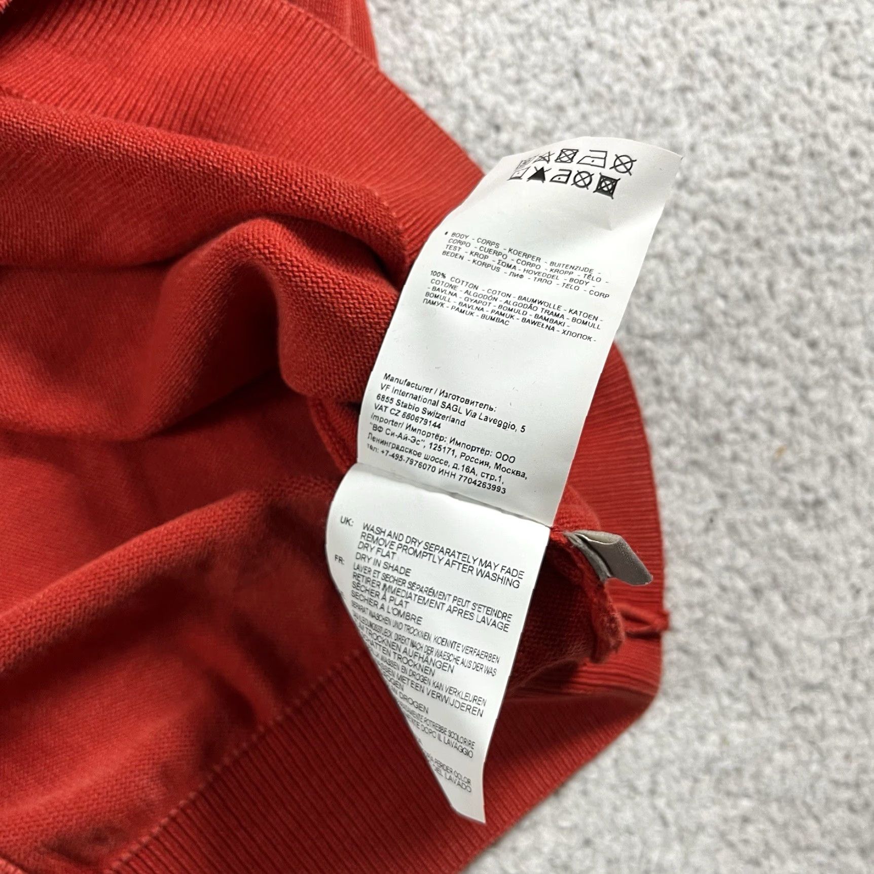 Napapijri Napapijri Sweater Mens M Red Pullover Knit Cotton Logo Embroidered Flag Size US M / EU 48-50 / 2 - 5 Thumbnail