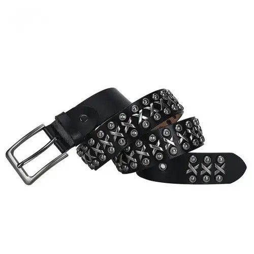 Japanese Brand Punk Rock Studded Rivet Belts Size ONE SIZE - 4 Thumbnail