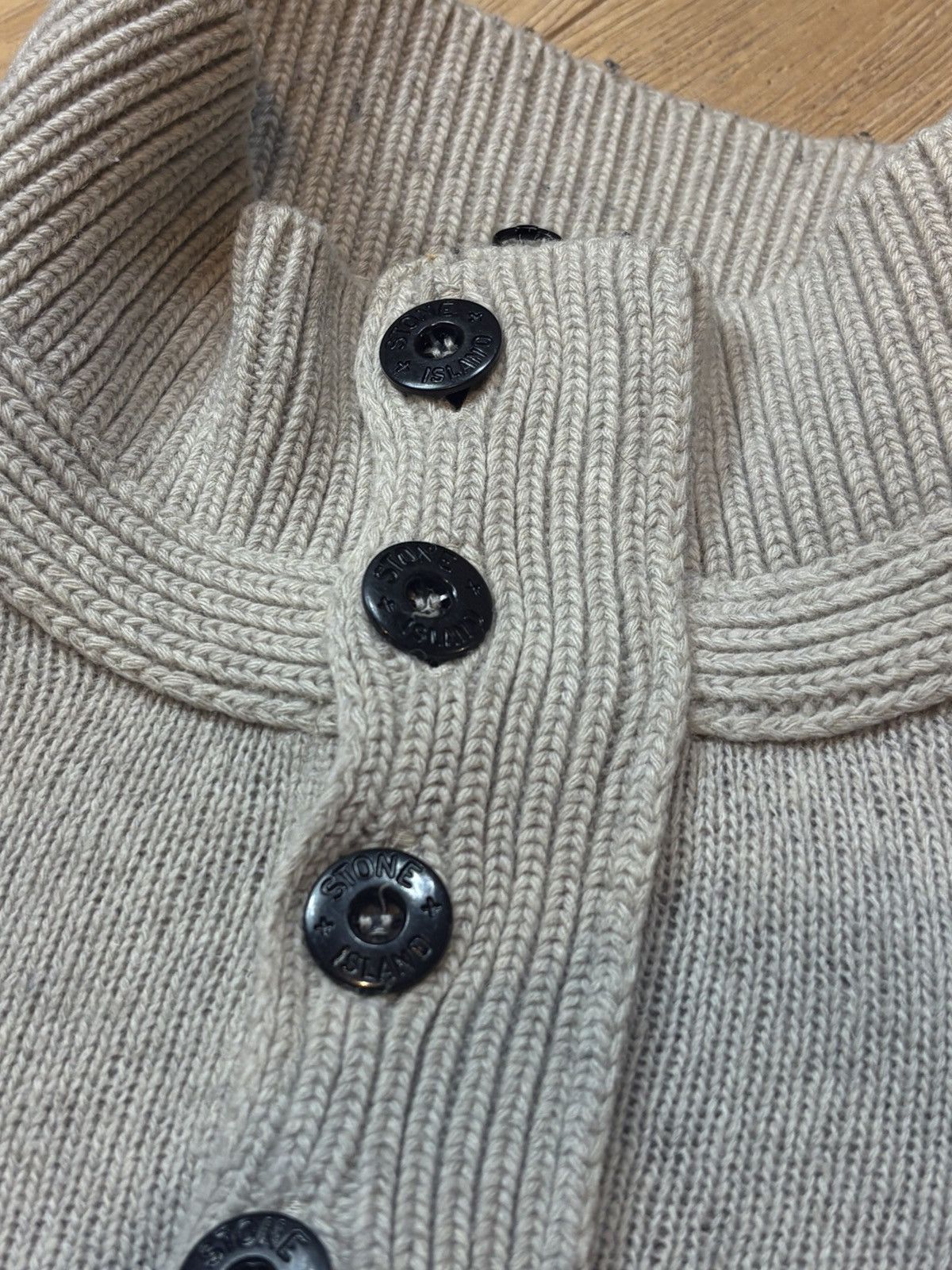 Stone Island 00s Stone Island Vintage Knitted Wool Sweater Indie Sleaze Size US M / EU 48-50 / 2 - 9 Thumbnail