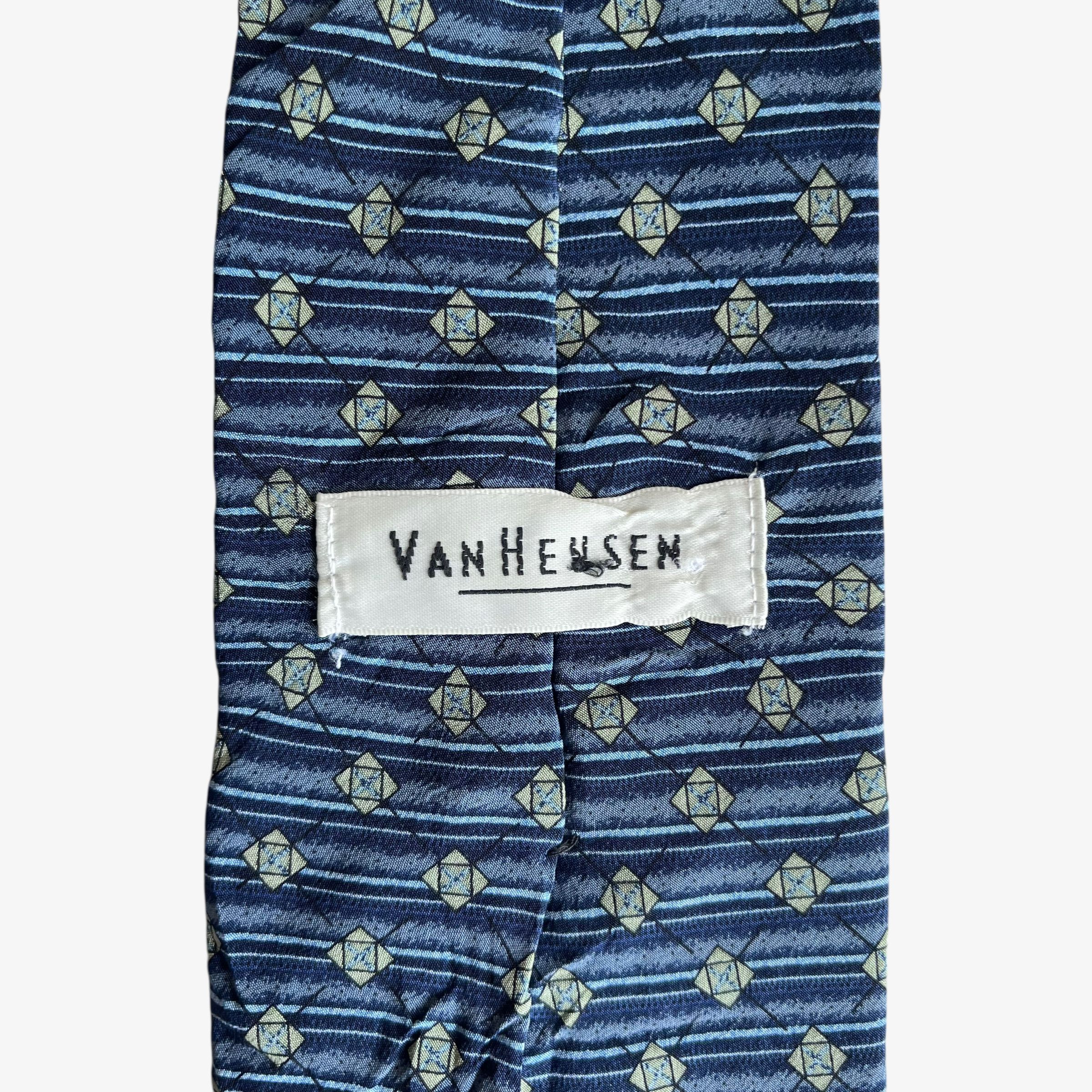 Van Heusen Vintage 90s Van Heusen Geometric Abstract Print Silk Tie Size ONE SIZE - 2 Thumbnail