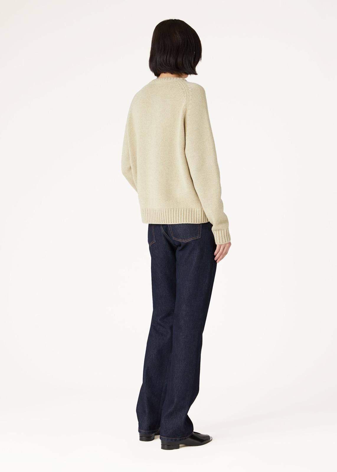 Loro Piana o1srvl11e0125 FAO1996 Parksville Crewneck Sweater in Cream Size S / US 4 / IT 40 - 3 Thumbnail