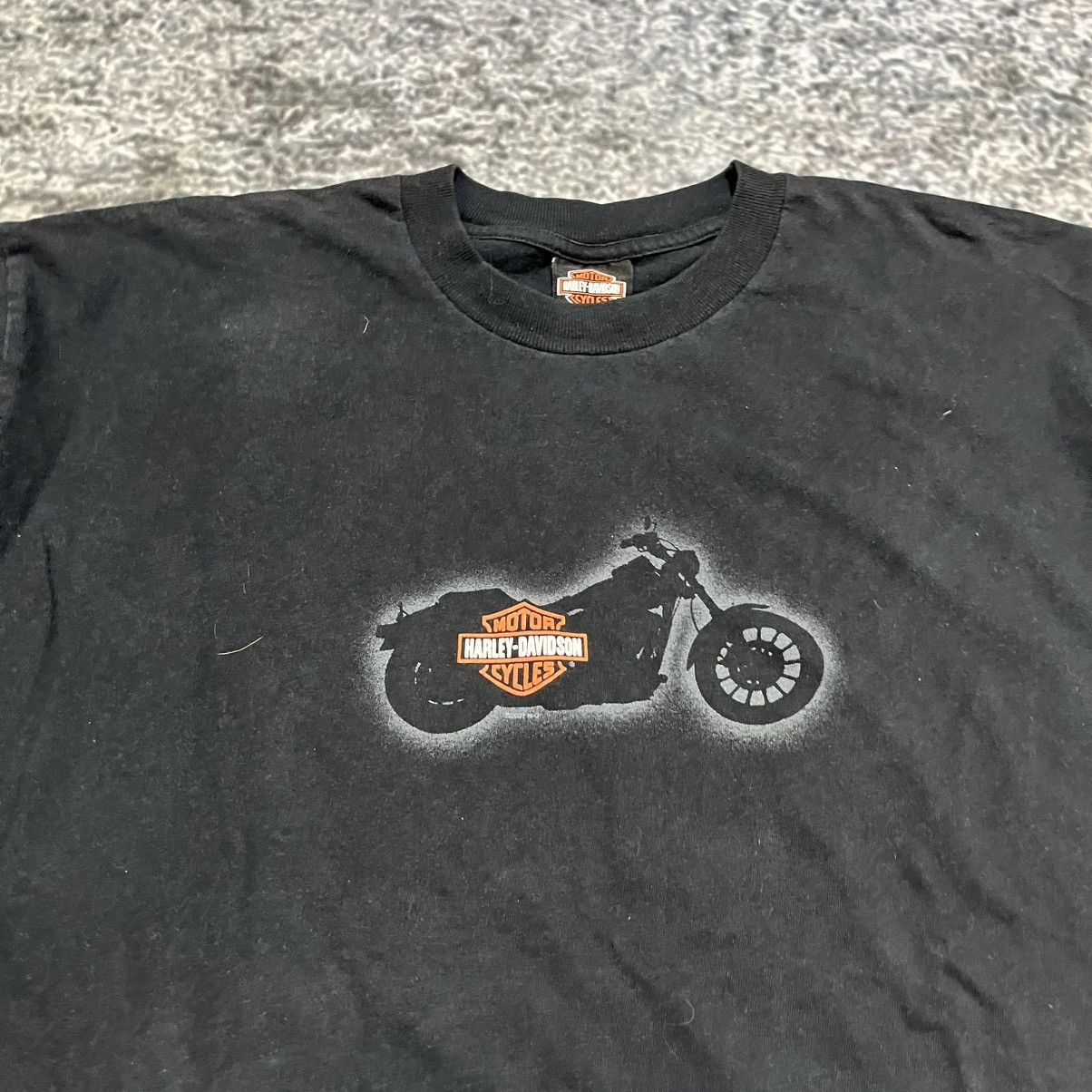 Harley Davidson Vintage Harley Davidson T Shirt Double Sided Biker Flames XL Size US XL / EU 56 / 4 - 3 Thumbnail