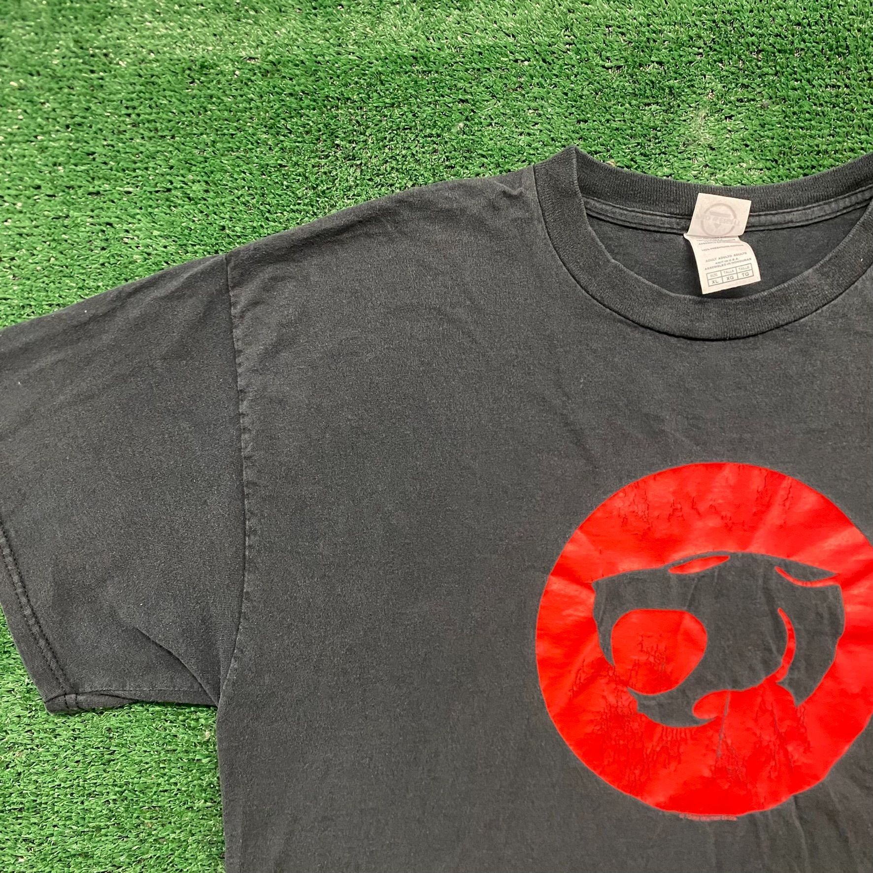 Delta Vintage 90s ThunderCats T-Shirt Black 1999 Warner Bros Carto Size US XL / EU 56 / 4 - 2 Thumbnail