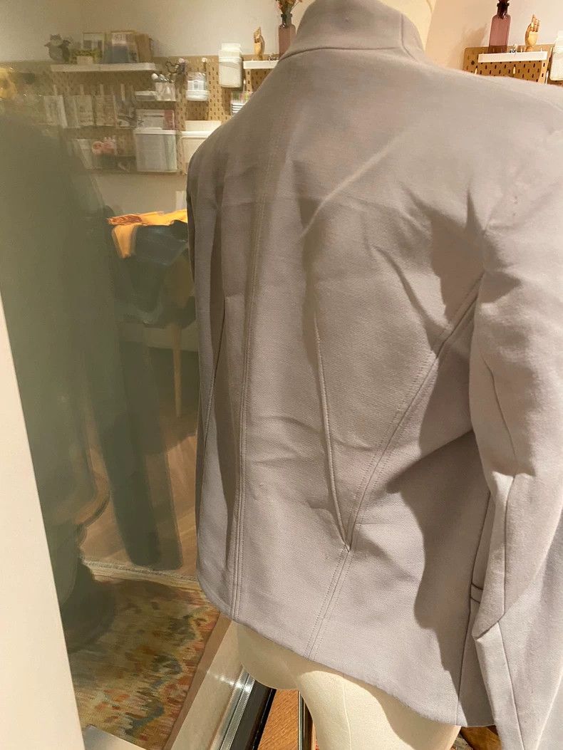Helmut Lang HELMUT LANG size6 Gray small suit jacket Size S / US 4 / IT 40 - 5 Thumbnail