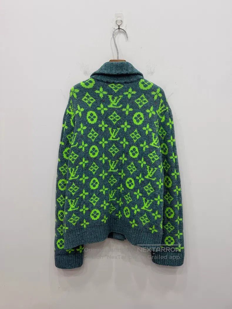 Louis Vuitton Louis Vuitton Long Sleeve Printed Knitted Cardigan shirt Size US XL / EU 56 / 4 - 2 Thumbnail