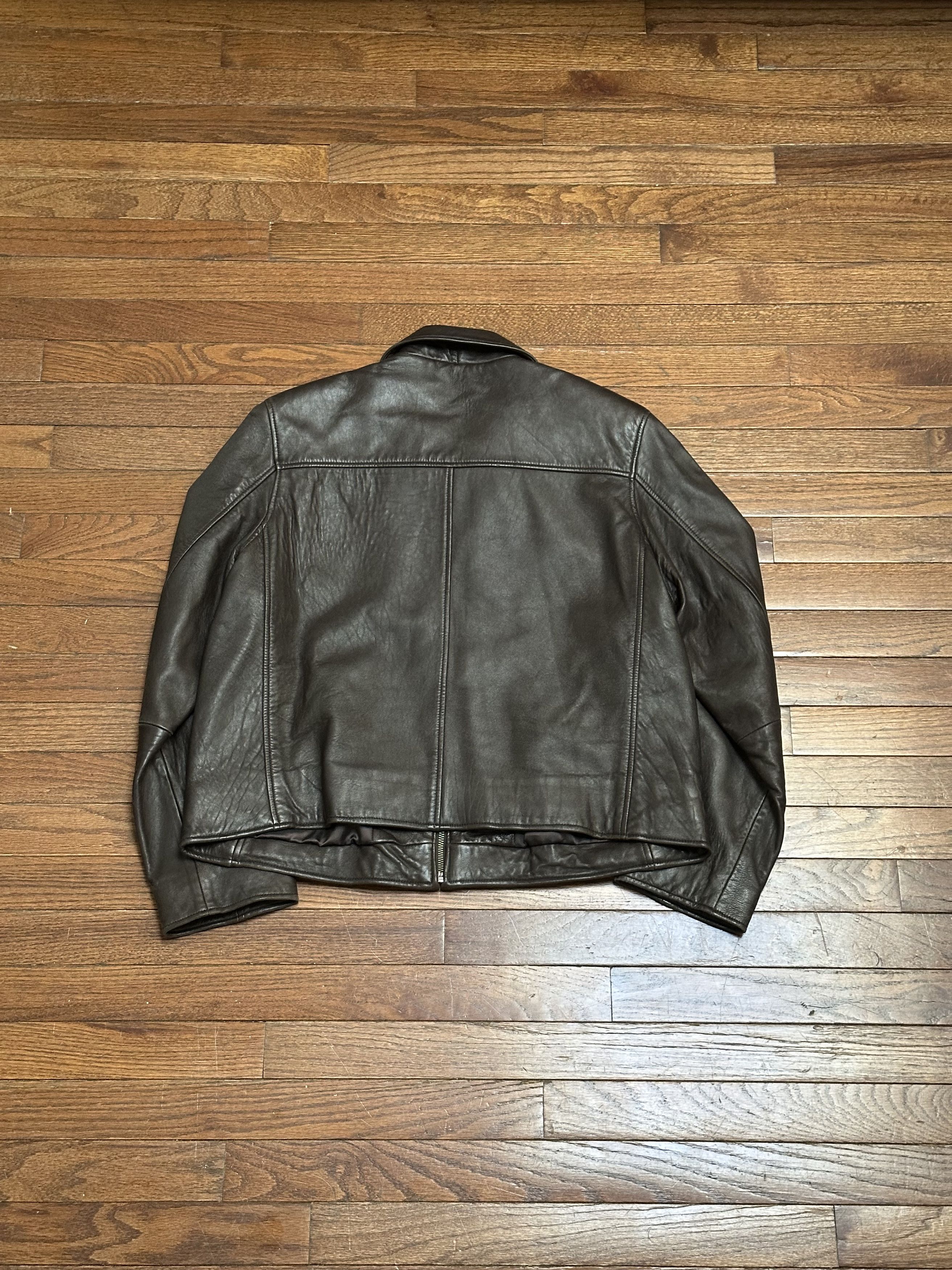 Eddie Bauer AKA Eddie Bauer Brown Leather Jacket Size L / US 10 / IT 46 - 2 Thumbnail