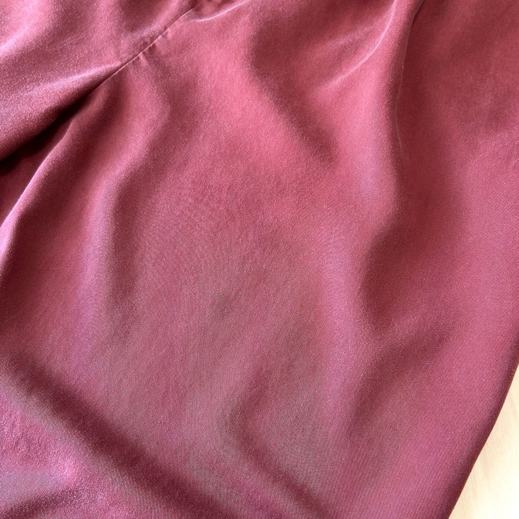 Reformation Reformation Pants Womens 18 Maroon Type Mason Wide Leg Stain Women Size 40" / US 18 - 2 Thumbnail