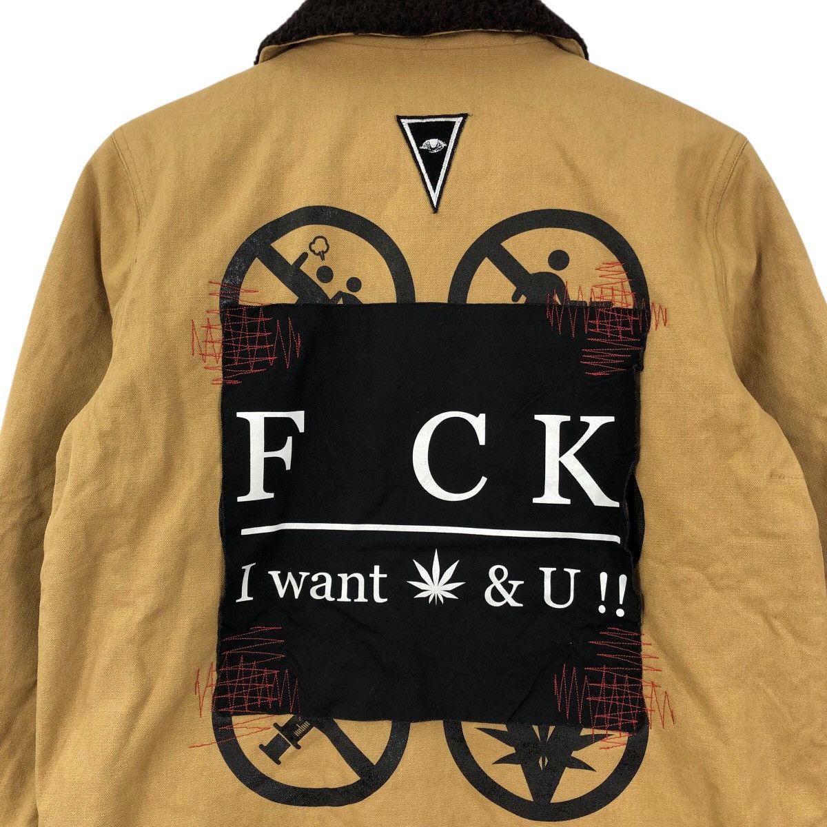 Vintage Vintage CRACK HOUSE SMOKEWEAR Chore Custom Jacket Size US L / EU 52-54 / 3 - 2 Thumbnail