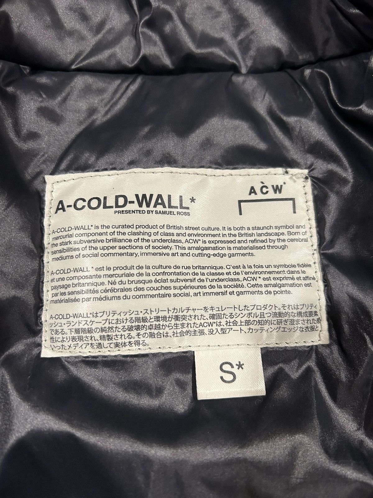 A-COLD-WALL* A Cold Wall Black Puffer Jacket Size US S / EU 44-46 / 1 - 8 Thumbnail