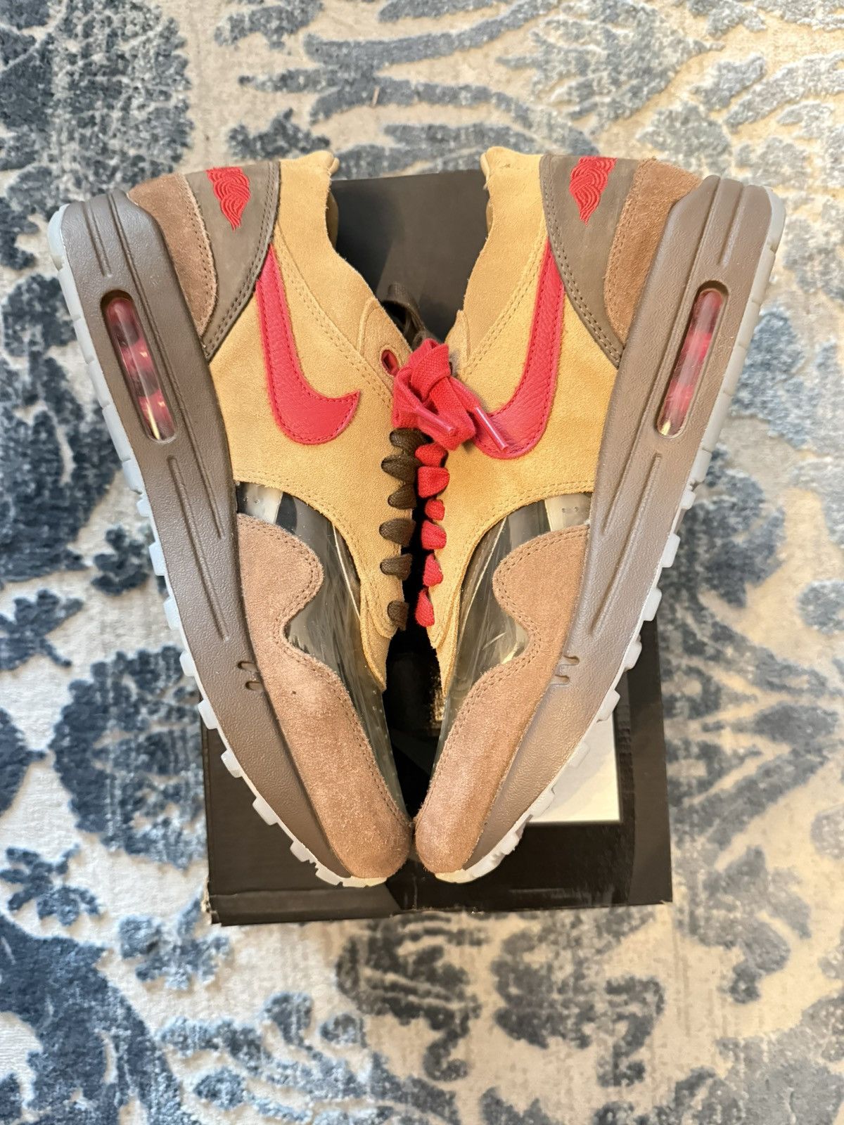 CLOT × Nike Nike Air Max 1 / CLOT “Kiss Of Death CHA” Size US 8.5 / EU 41-42 - 3 Thumbnail