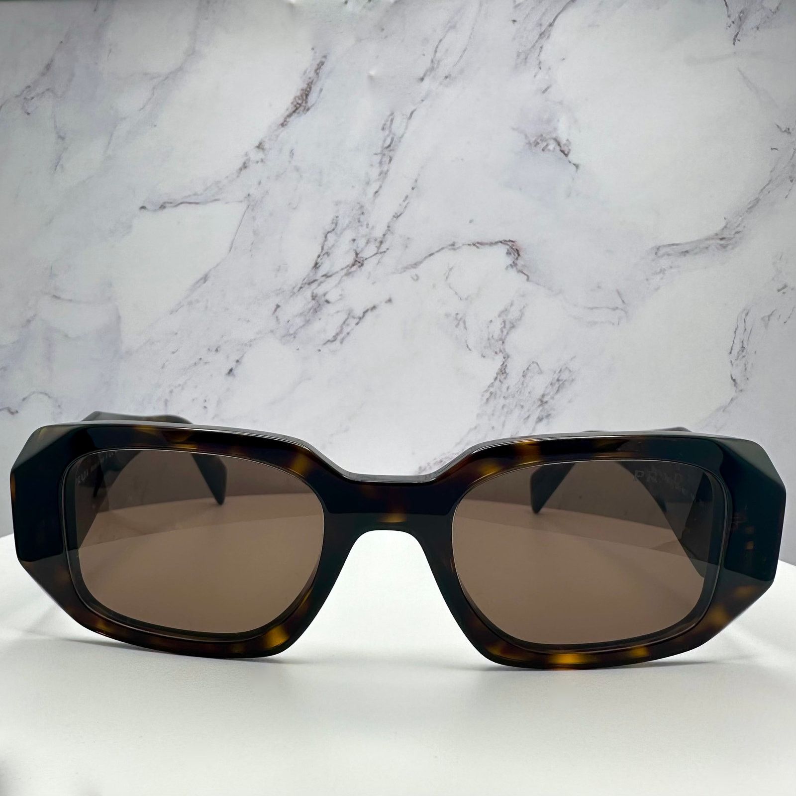 Prada PRADA Sunglasses New Brown PR 17WS Symbole Logo Authentic Size ONE SIZE - 8 Thumbnail