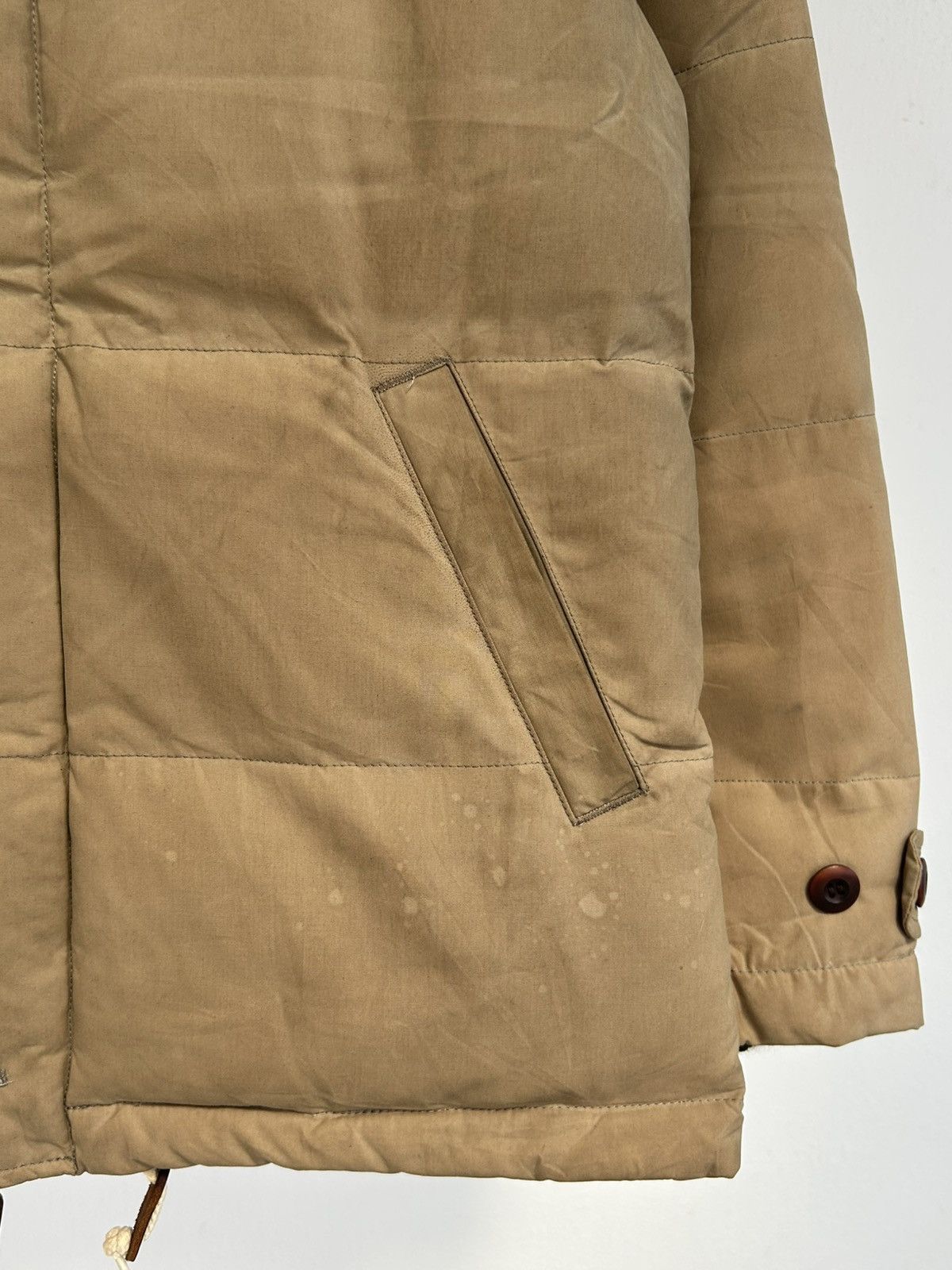 Comme des Garcons AD 2012 The British Millerain X CDG Jacket Vintage Beige Size US S / EU 44-46 / 1 - 3 Thumbnail
