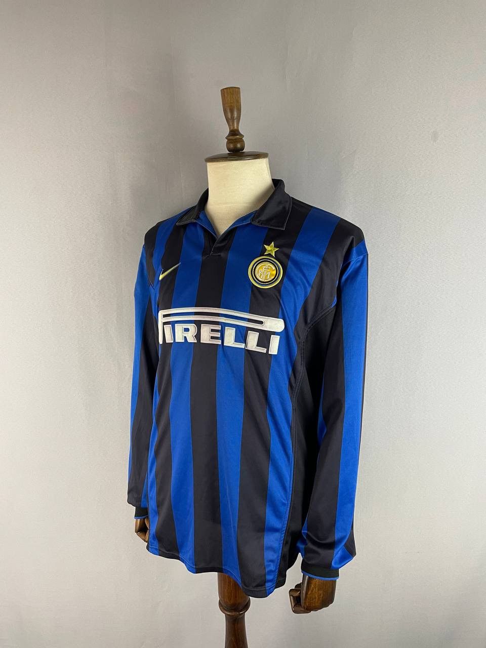 Nike Nike Vintage Long Sleeve Tee T Shirt Inter Milan 10 Baggio Size US XL / EU 56 / 4 - 1 Thumbnail